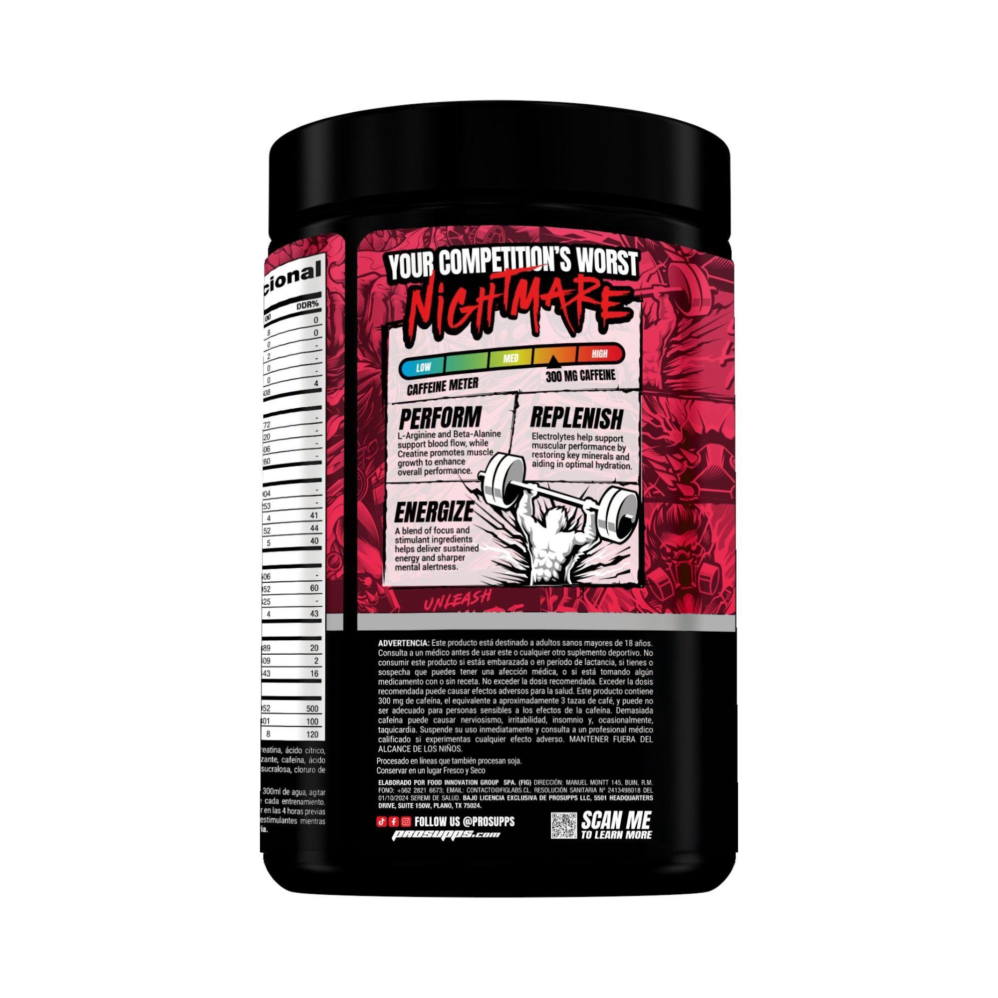 PRE ENTRENO HYDE NIGHTMARE 30 SERVICIOS - PROSUPPS-2