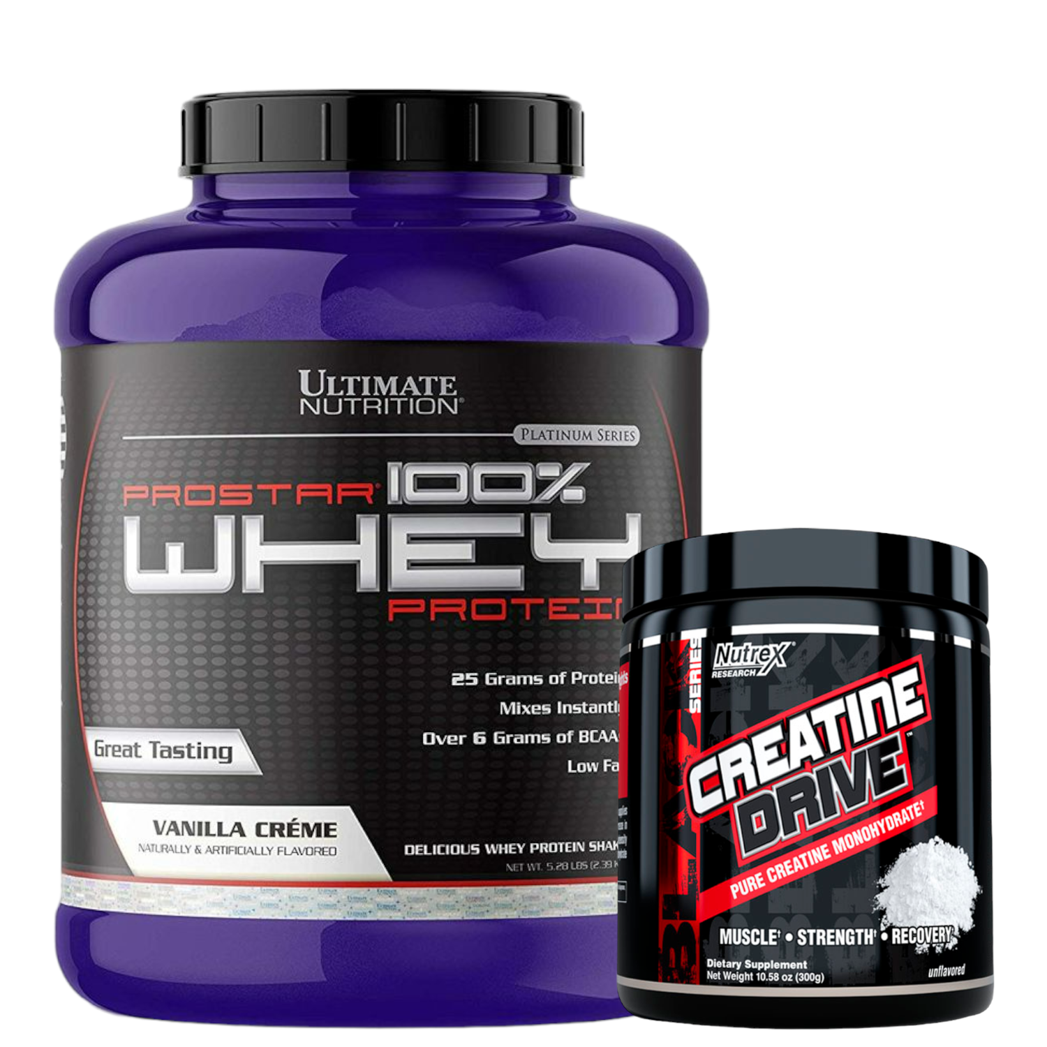 PACK PROSTAR 5LB VAINILLA MAS CREATINA DRIVE 300GR-0