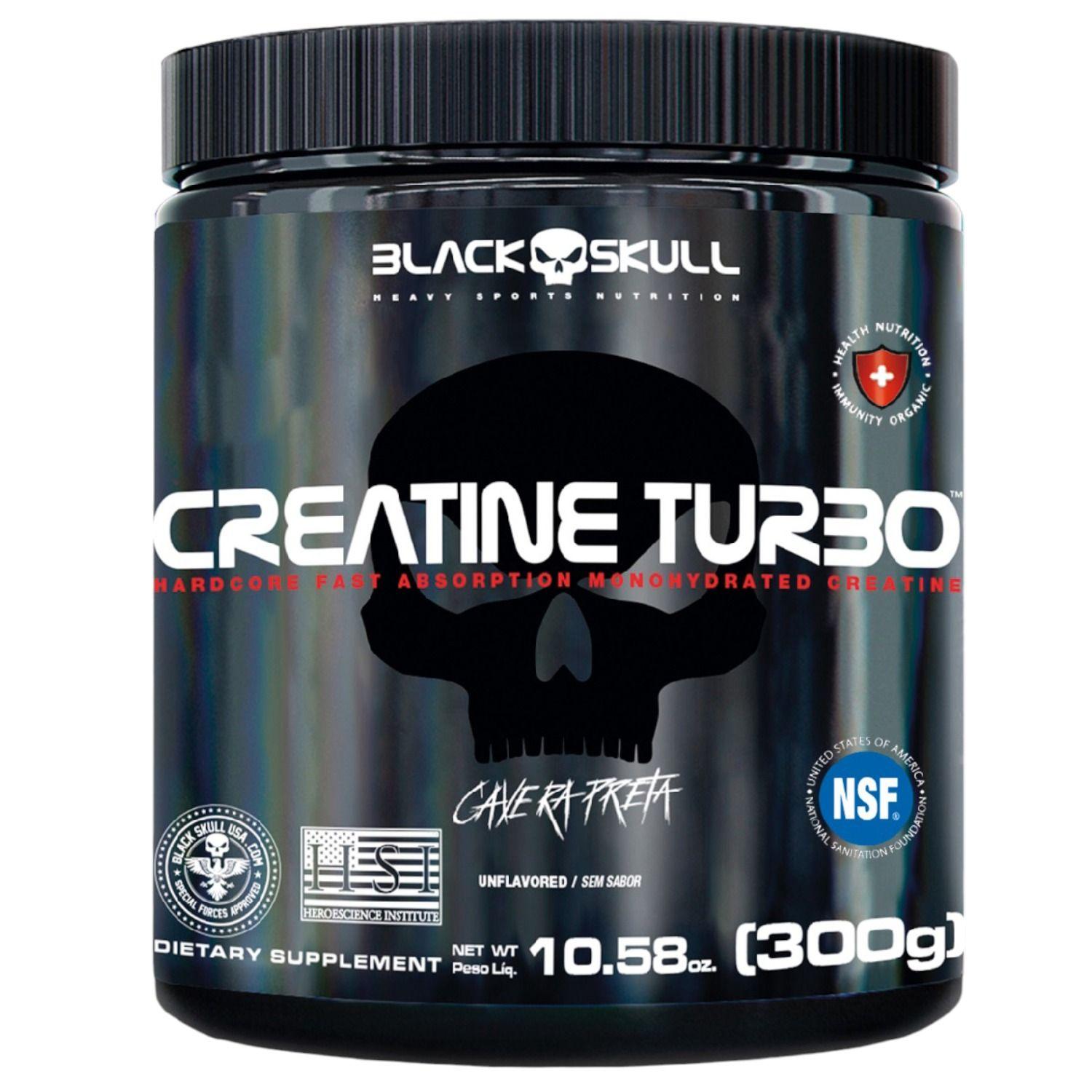 Creatina Turbo Sin sabor - 300gr - Black Skull-0