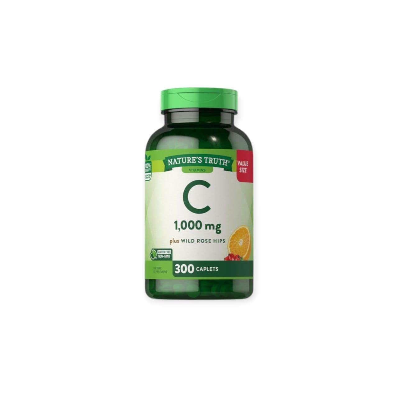 VITAMINA C 1000MG 300 CAPS - NATURE'S TRUTH-0