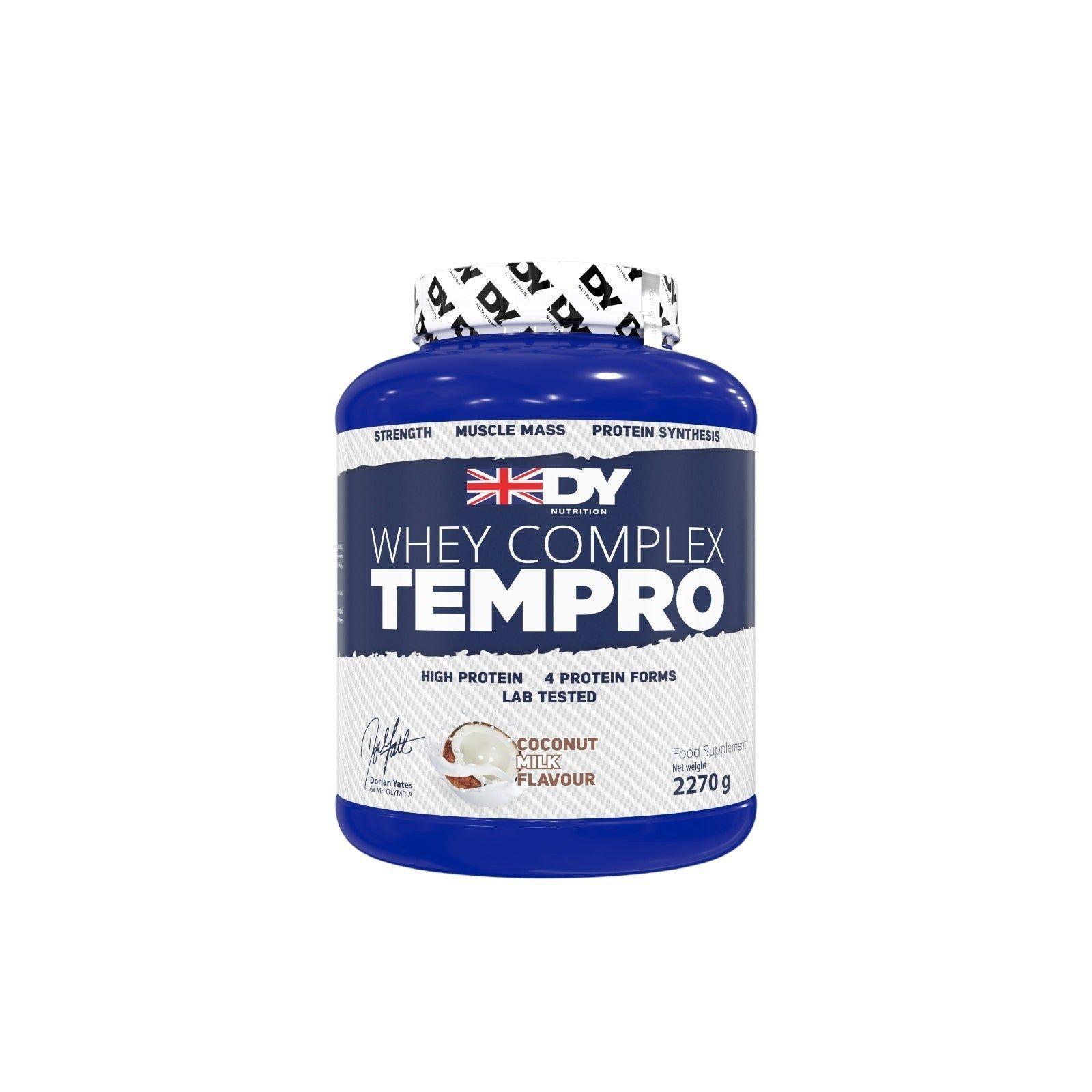 PROTEINA WHEY COMPLEX TEMPRO 2270G 75SV COCONUT MILK - DY NUTRITION-0