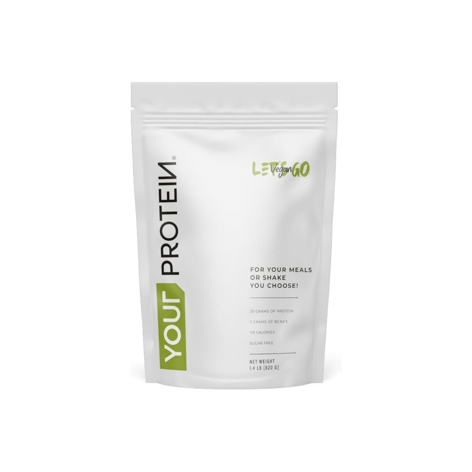 PROTEINA LET'S GO VEGAN SIN SABOR 1.4LB (660GR) - YOUR PROTEIN-0
