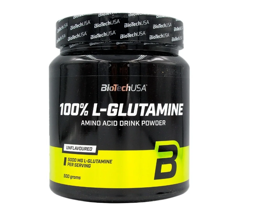 Glutamina 100 L-glutamine Biotechusa - 500gr-0