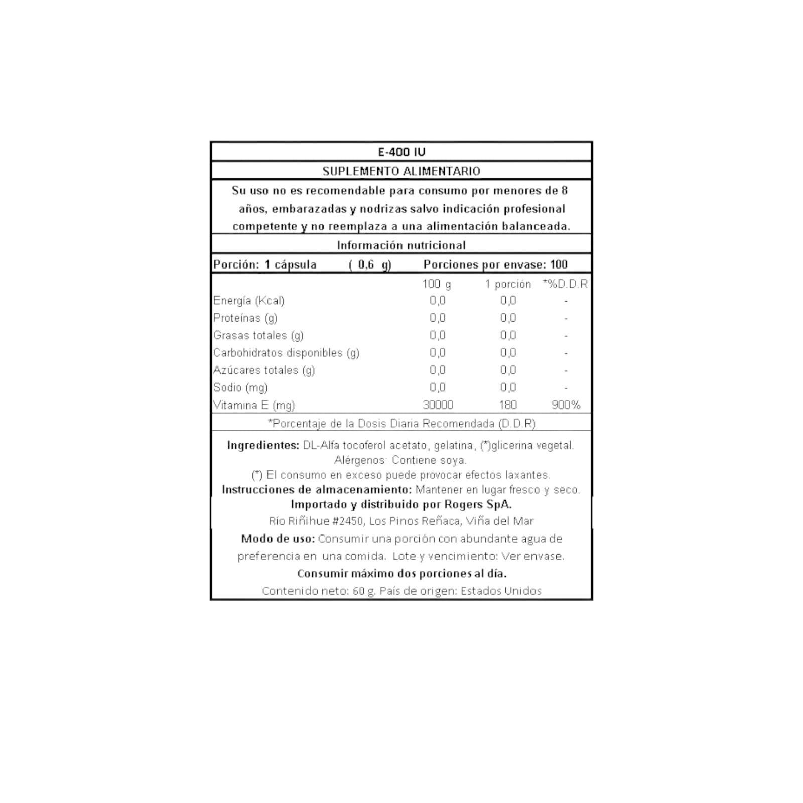 VITAMINA E 180MG 400 IU 100 SOFTGELS - NATURE'S TRUTH-1