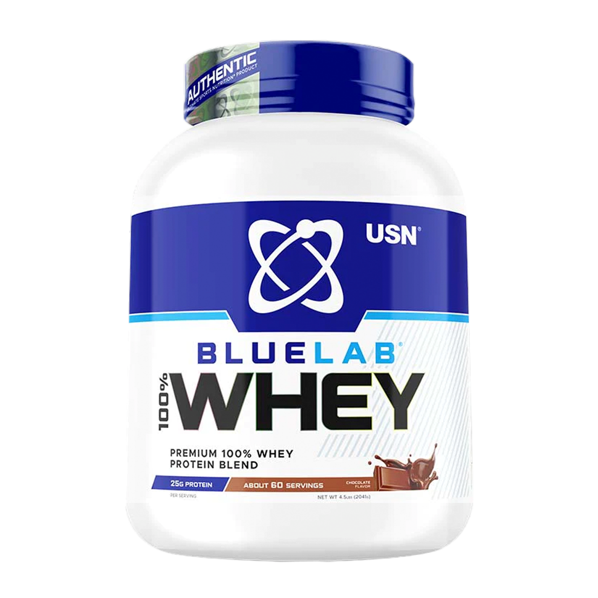 PROTEÍNA BLUE LAB 100% WHEY USN 4,5 LB - Chocolate-0