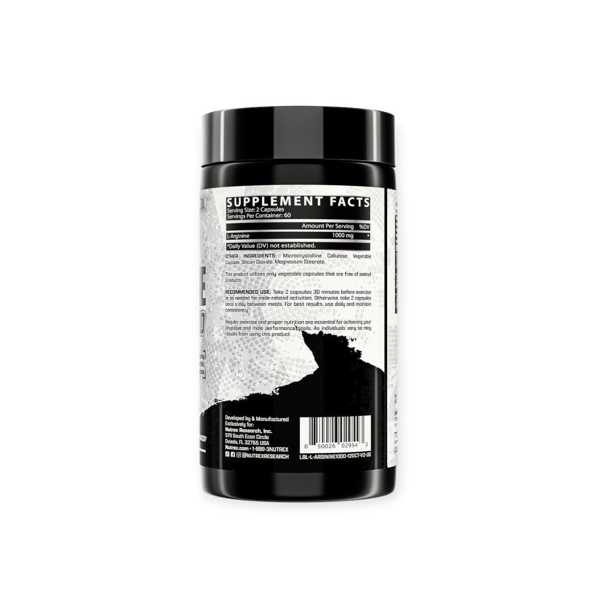 L ARGININA 1000 120 CAPSULAS - NUTREX-1
