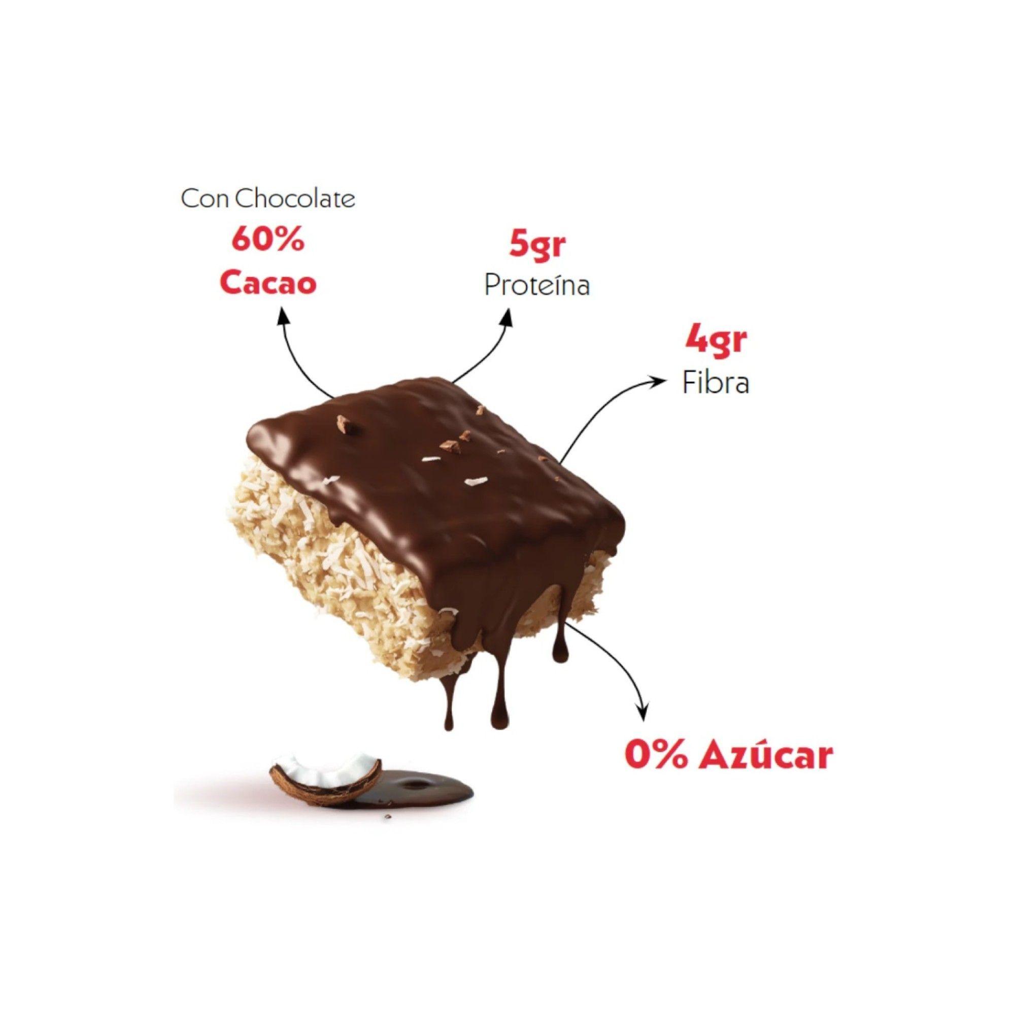 BARRAS DE PROTEINA NOT SQUARES 5 UNIDADES CHOCO COCO - NOTCO-2