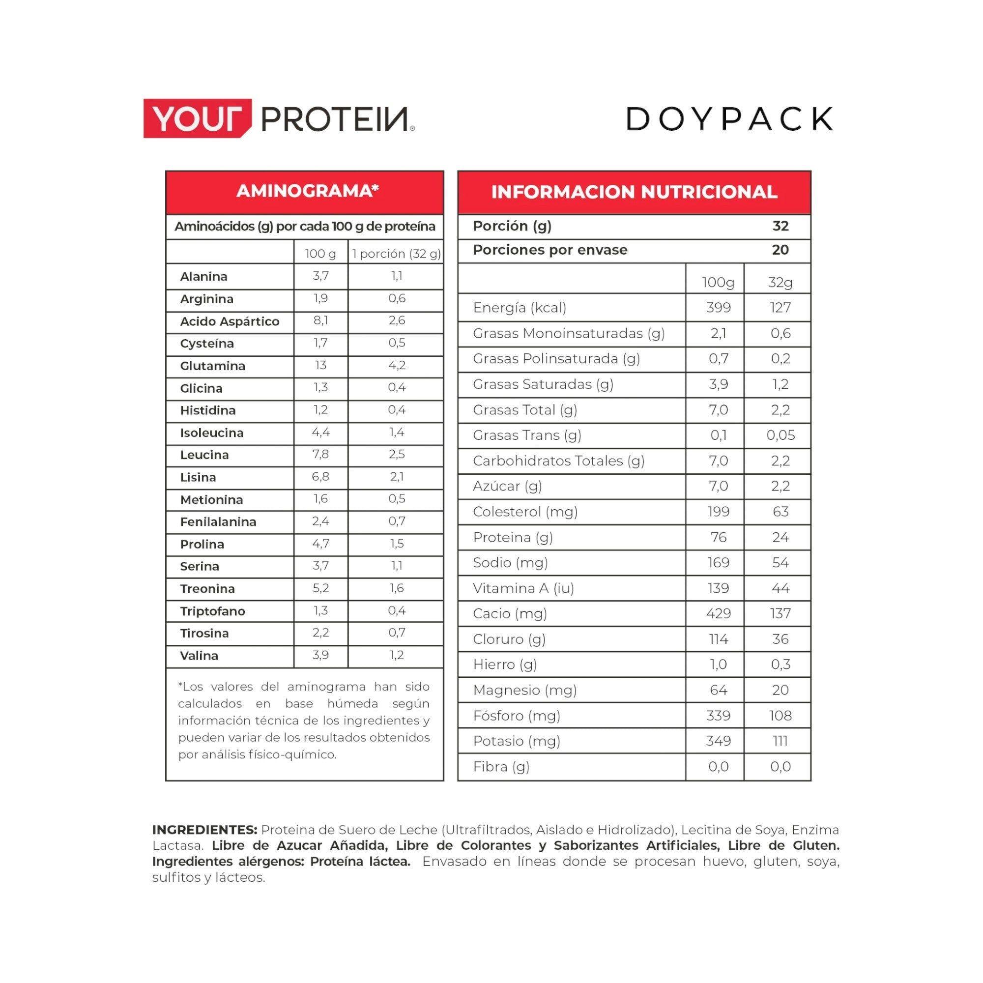 PROTEINA WHEY SIN SABOR 1.4LB (600GR) - YOUR PROTEIN-1