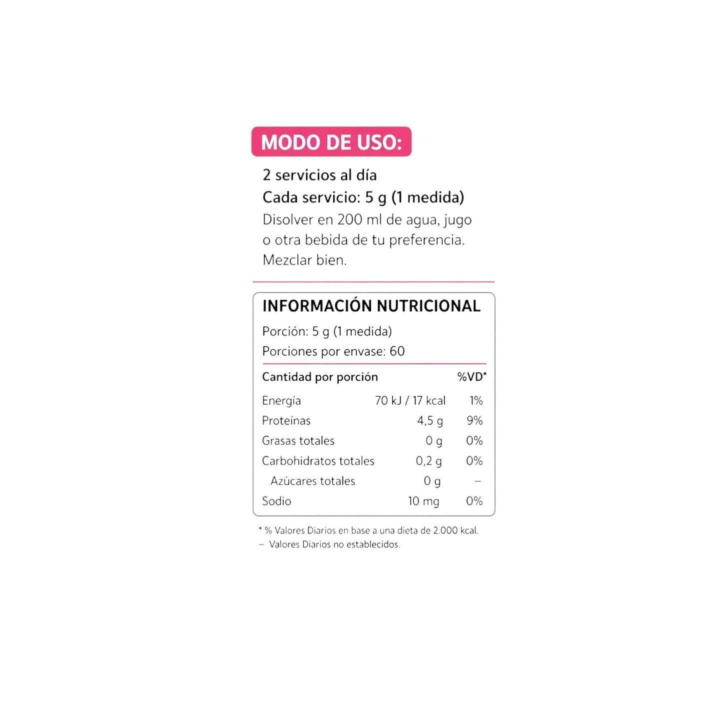 COLAGENO HIDROLIZADO TIPO 1 Y 3 SIN SABOR 300GR - PULSE NUTRITION-1
