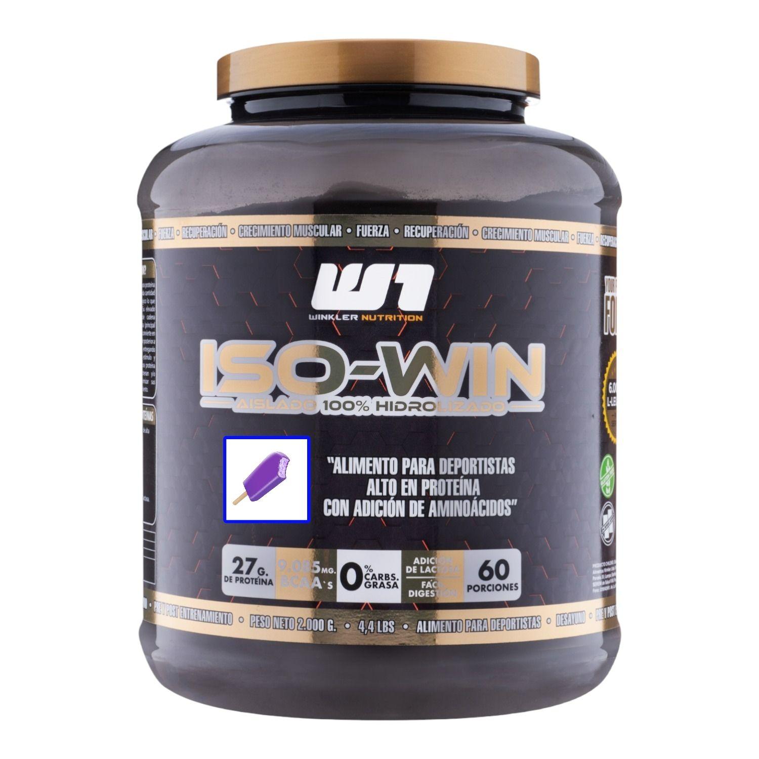 Proteína hidrolizada Iso Win Mora crema 2 kg 60sv - Winkler Nutrition-0