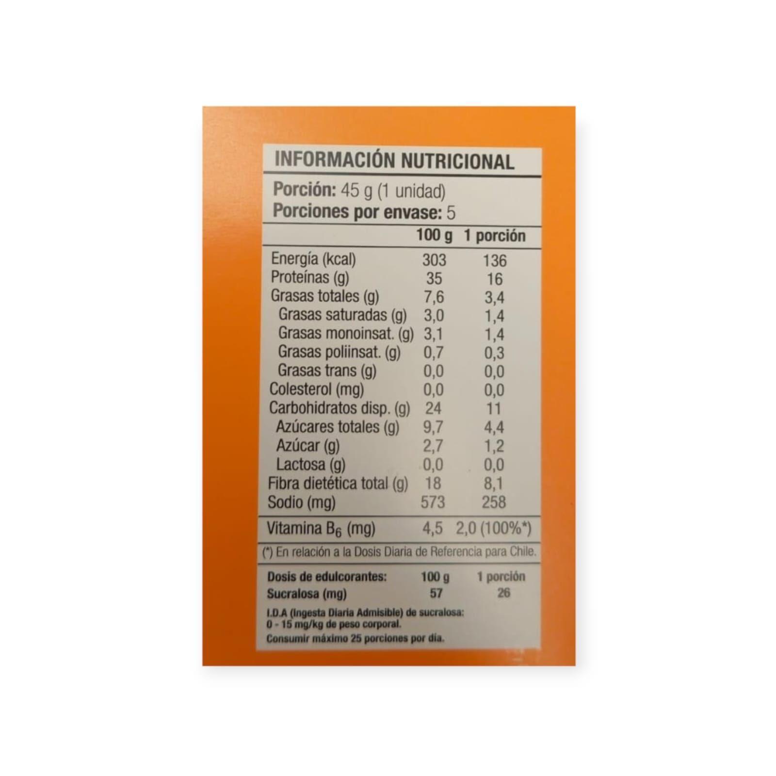 BARRAS DE PROTEINA NOTSNACK BAR ALMOND SALT CARAMEL  45GR 5 UNIDADES- NOTCO-1