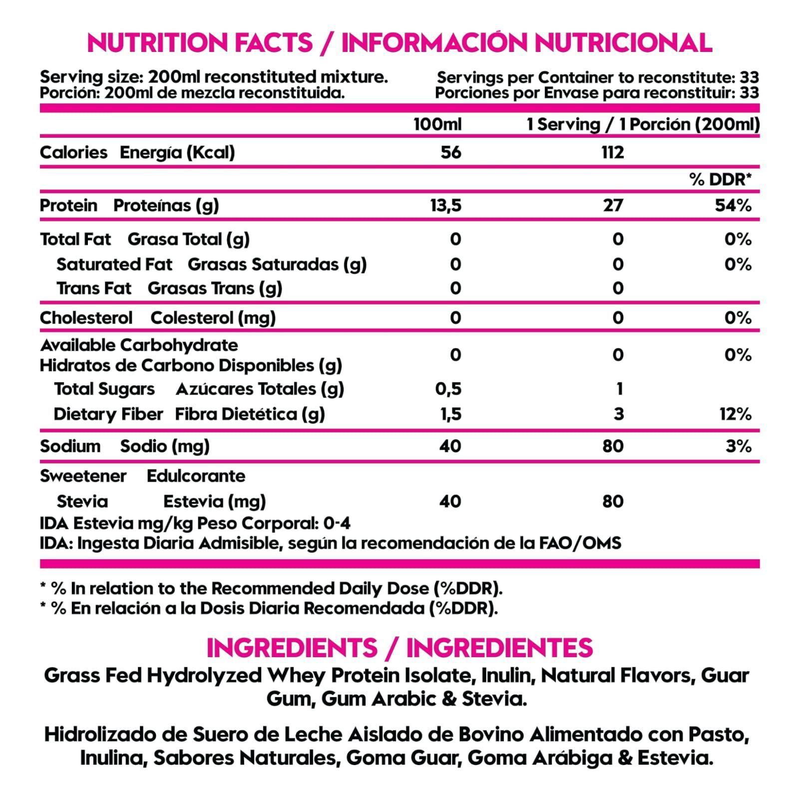 PROTEINA HIDROLIZADA DULCE DE LECHE 2,3 LB + CREATINA 40 SV NARANJA-1