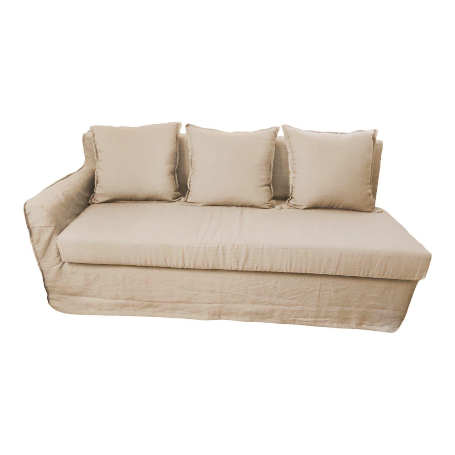 Seccional Gema Beige con funda-3