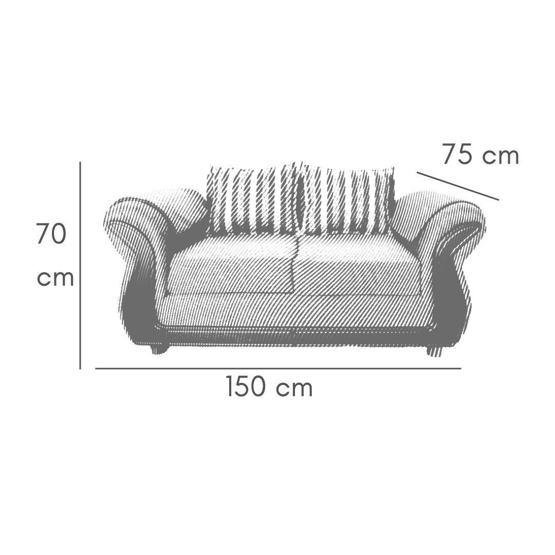 Sofa Zeus 2 Cuerpos Cafe-3