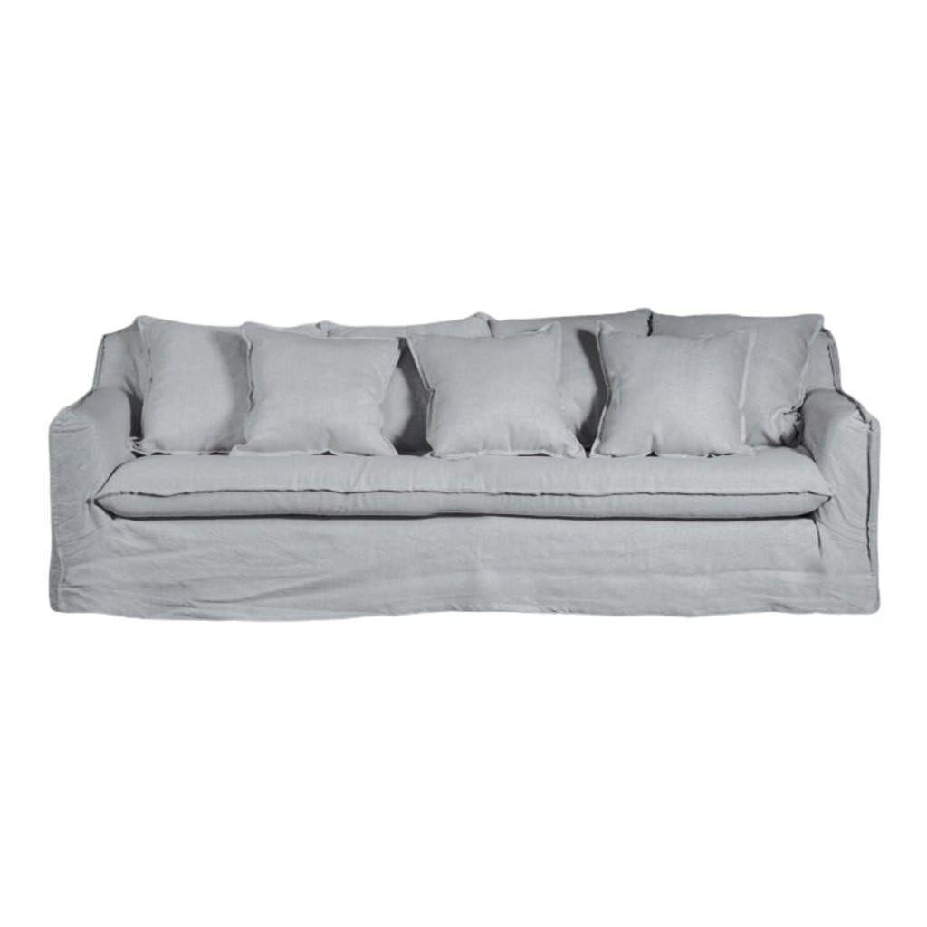 Sofa Gema 2,2 Mts Gris Claro con funda-0