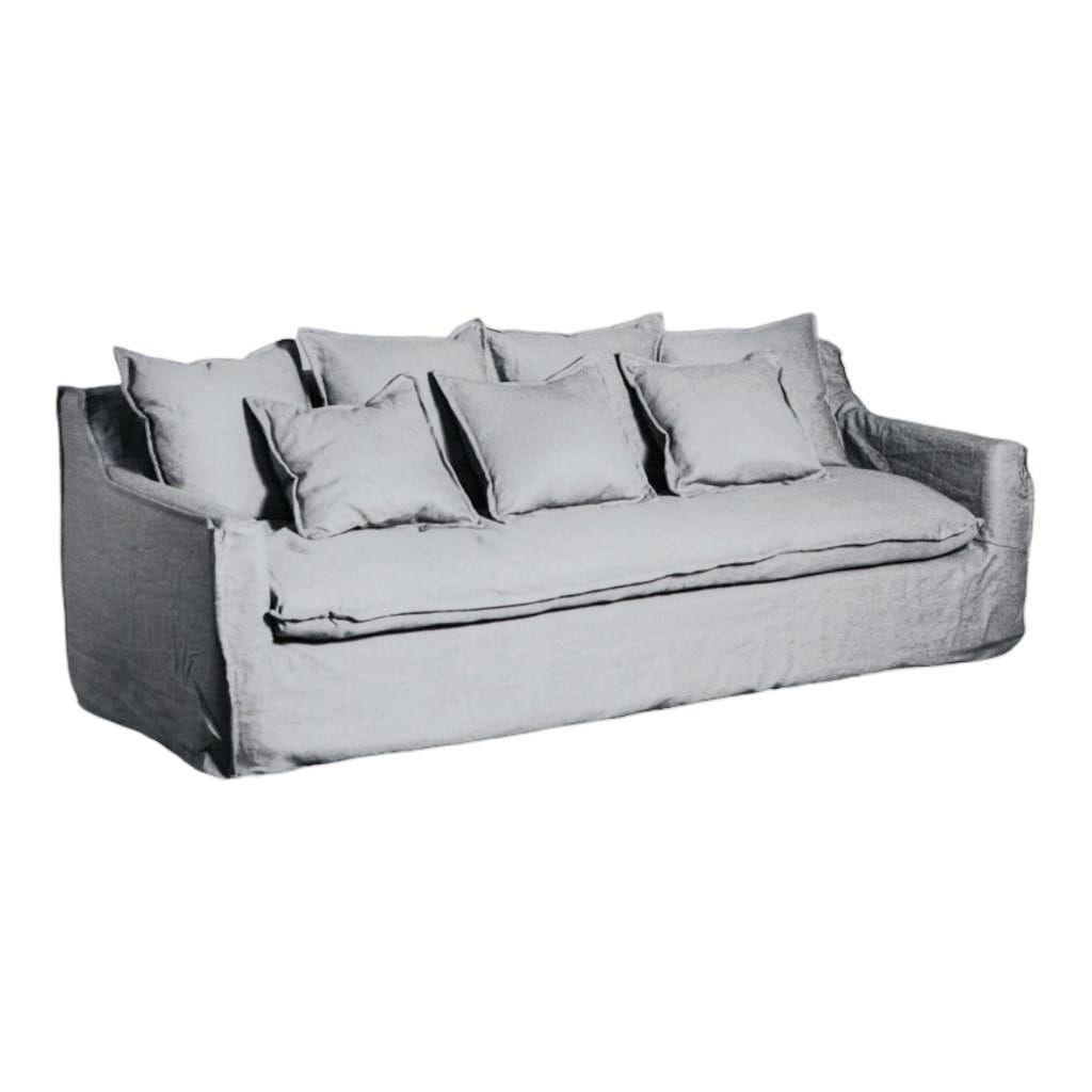 Sofa Gema 2,2 Mts Gris Claro con funda-1