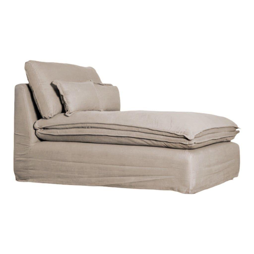 Sofa Chaise Long Duo Beige con Funda-1