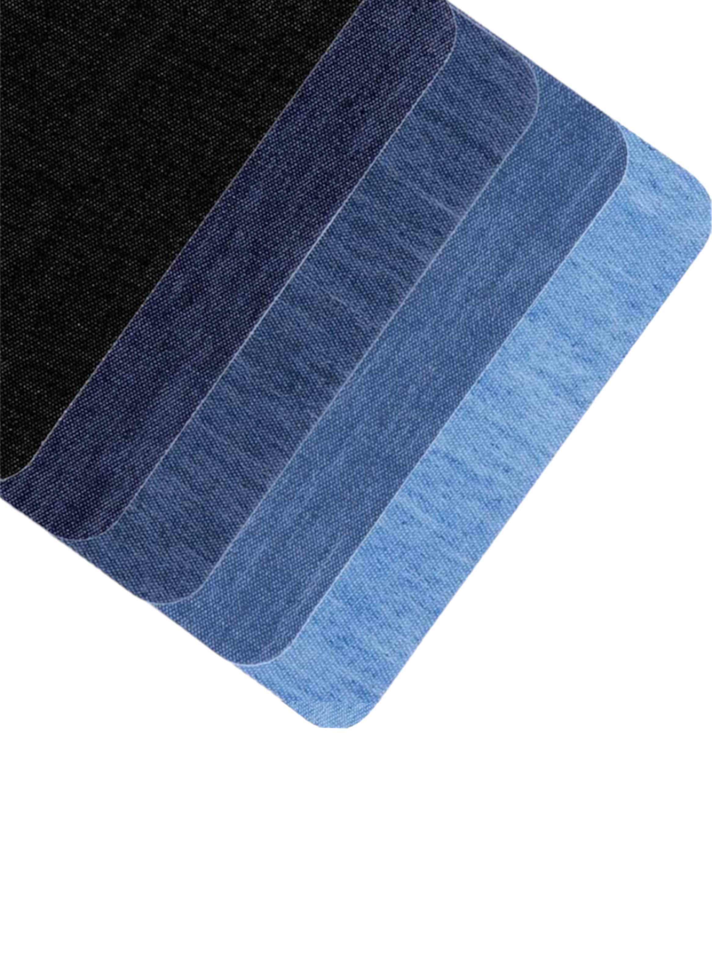 Parches Termoadhesivos Para Jeans Vaqueros Diferentes Tonos Negro y Azul-0