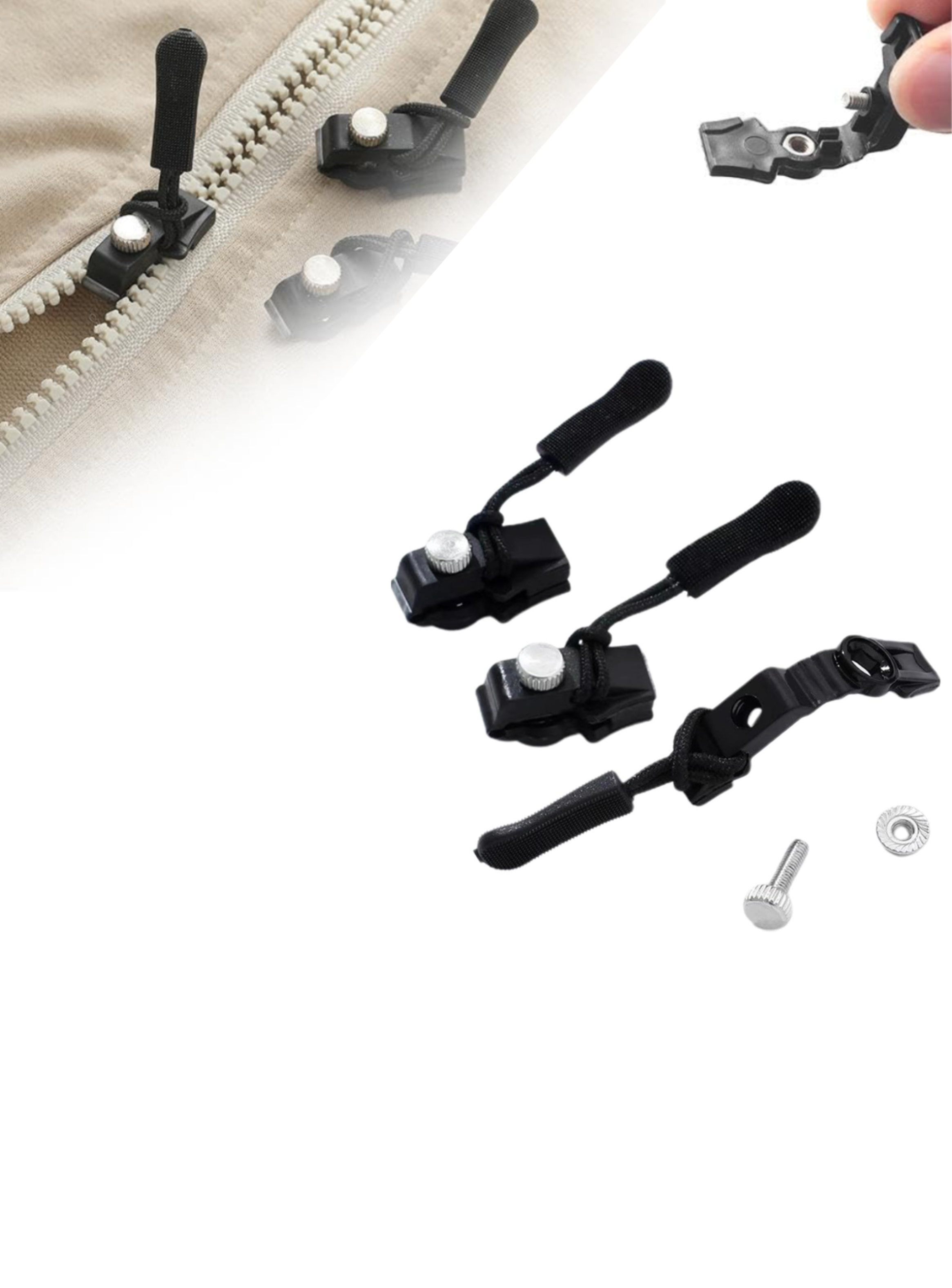 Carro Cremallera Automática Reparación Instantánea Pack 3-6