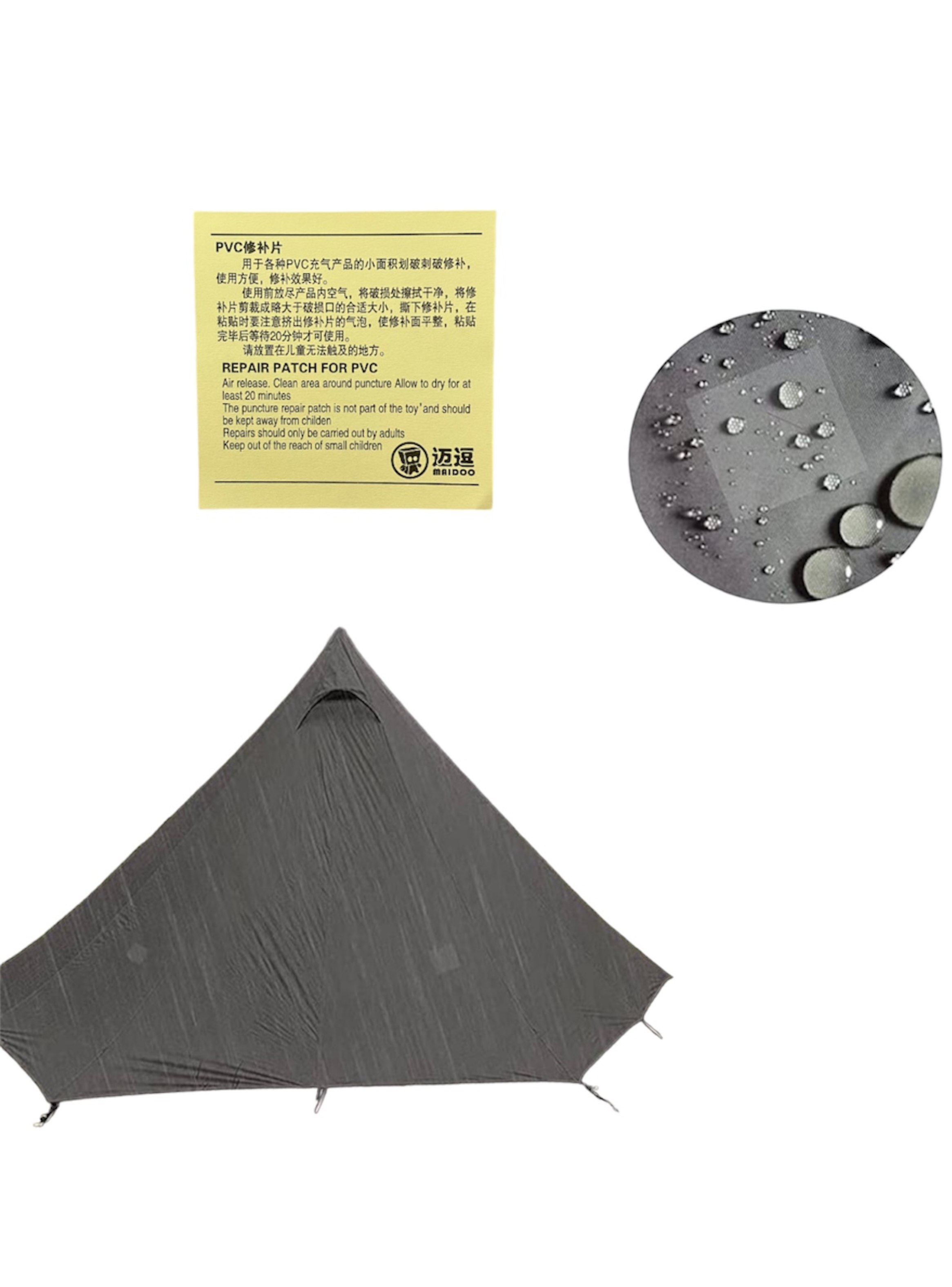 Parches Transparentes Para Carpas Tienda De Campaña Y Parkas x5-6