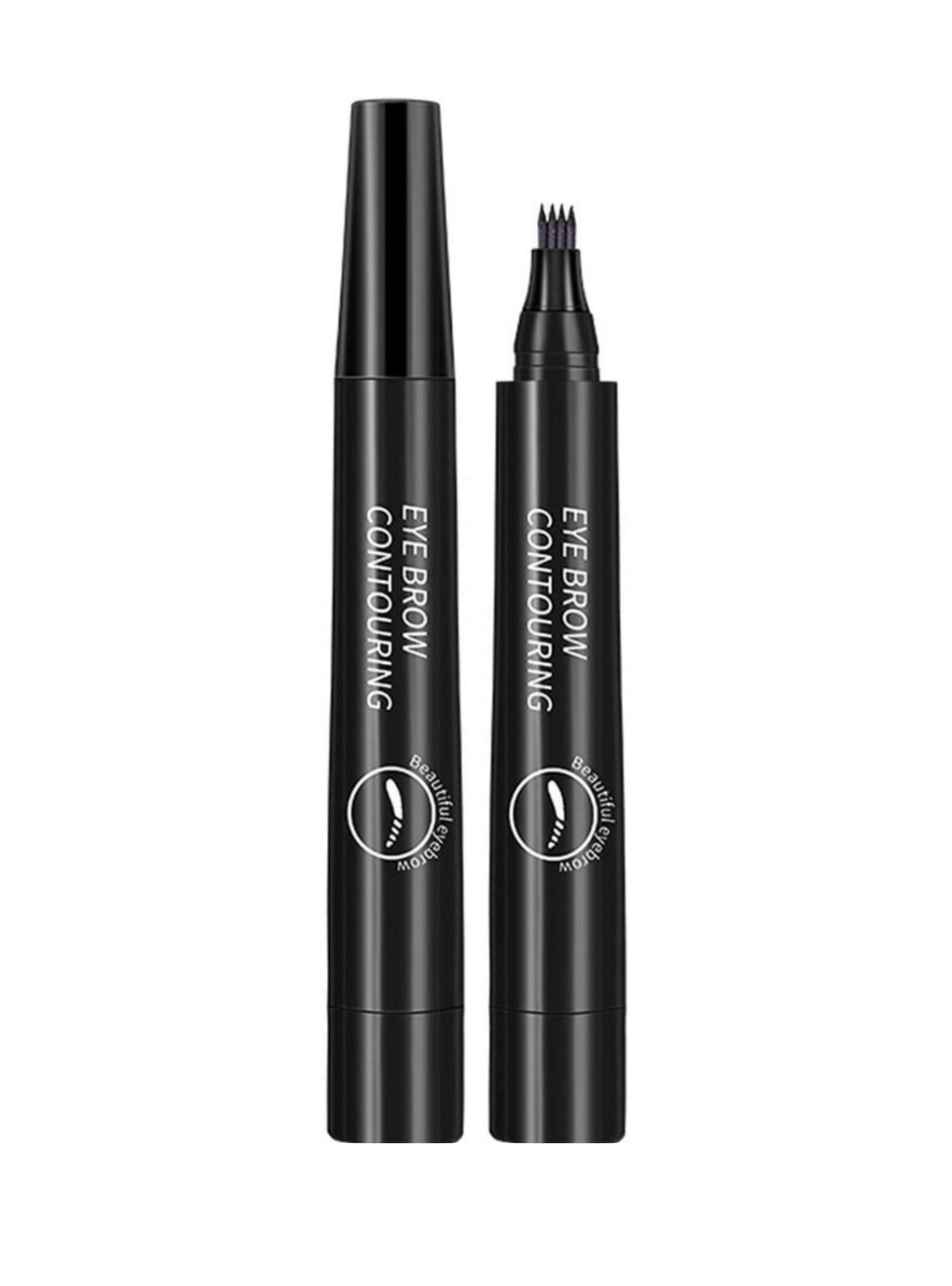 Lápiz Cejas Barba Impermeable Efecto Microblading Maquillaje-0