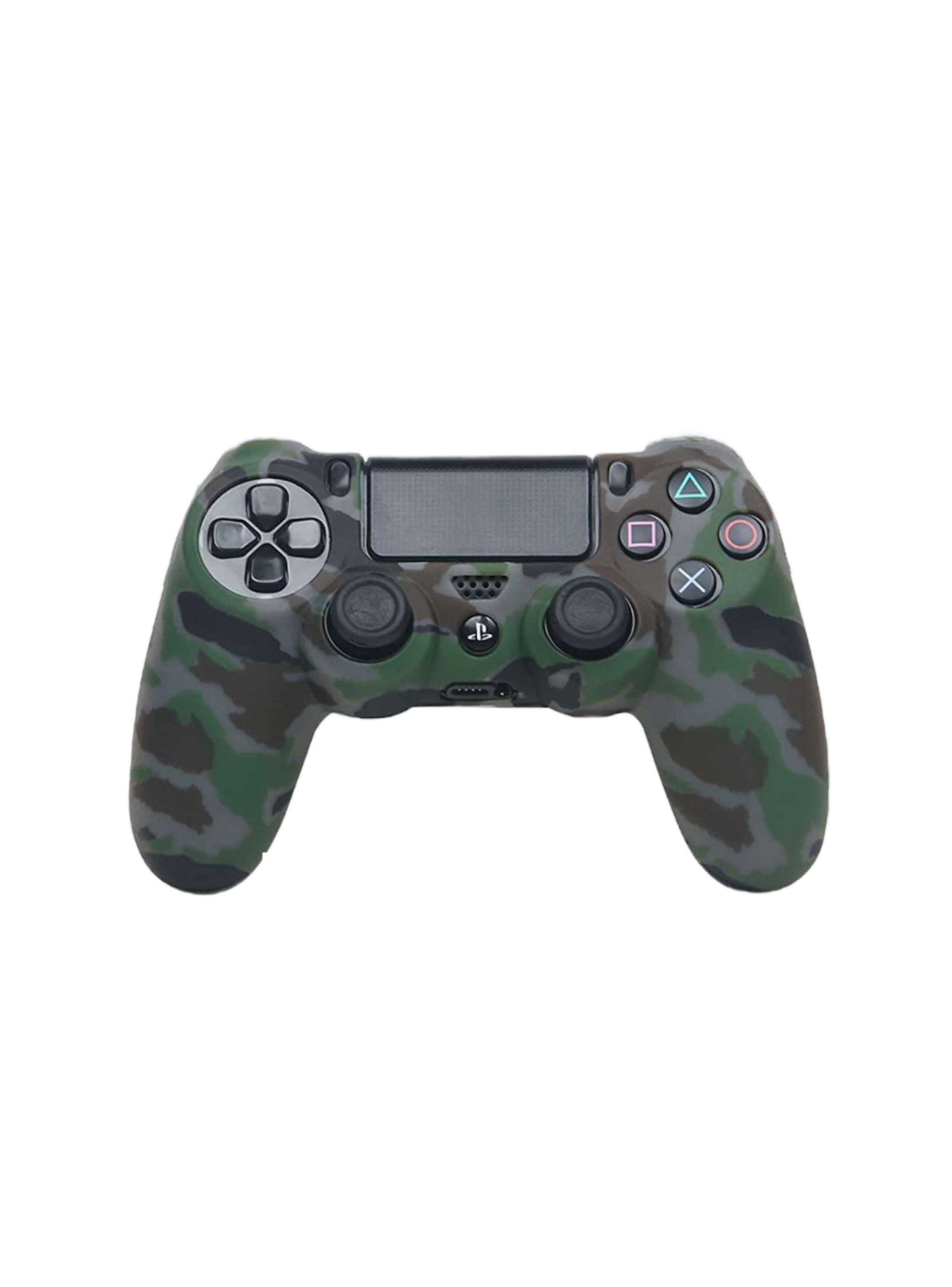 Funda De Silicon Control Playstation 4 Camuflaje con Grips-0