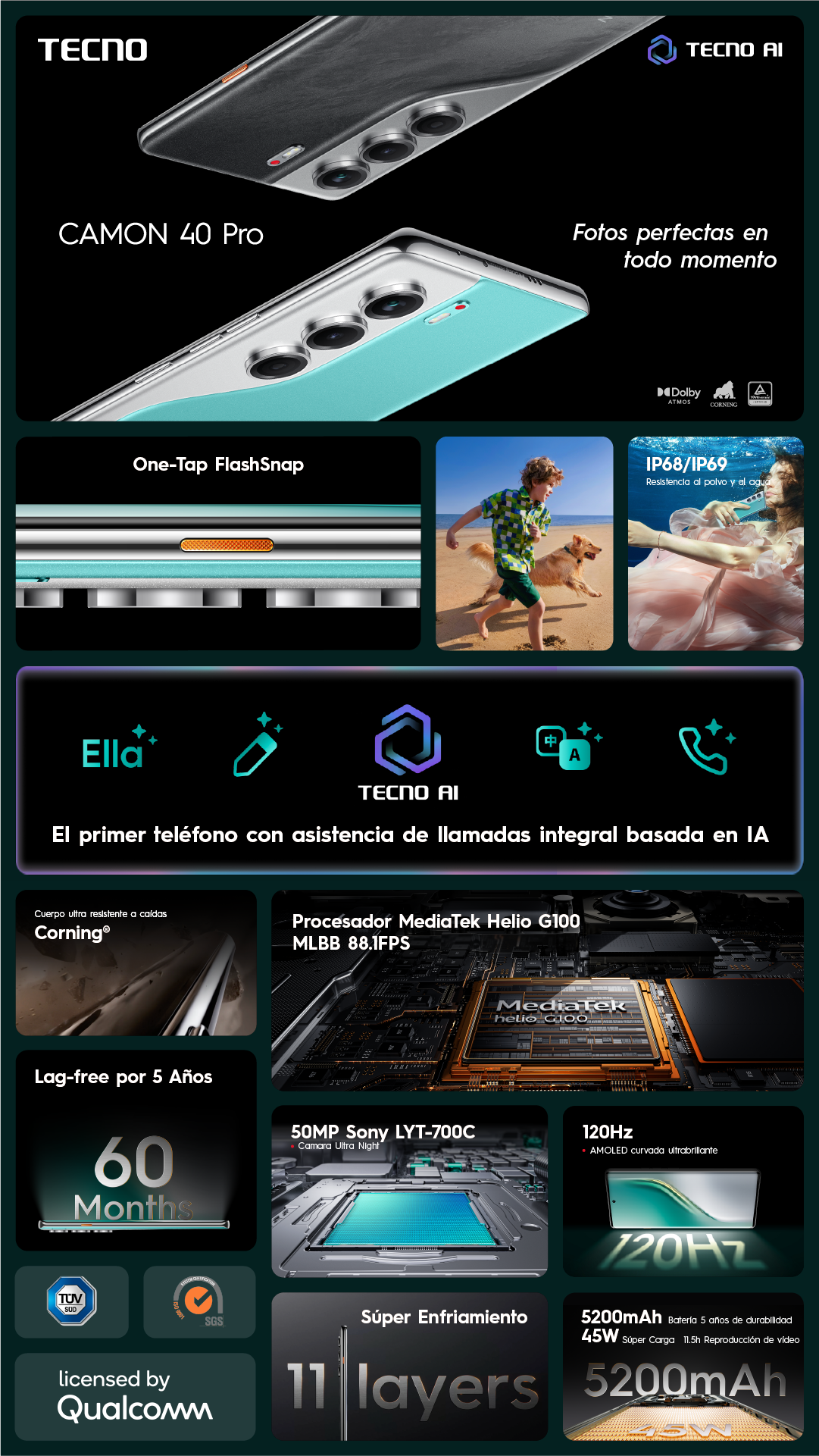 TECNO CAMON 40 PRO CM6 256+8GB GLACIER WHITE-3