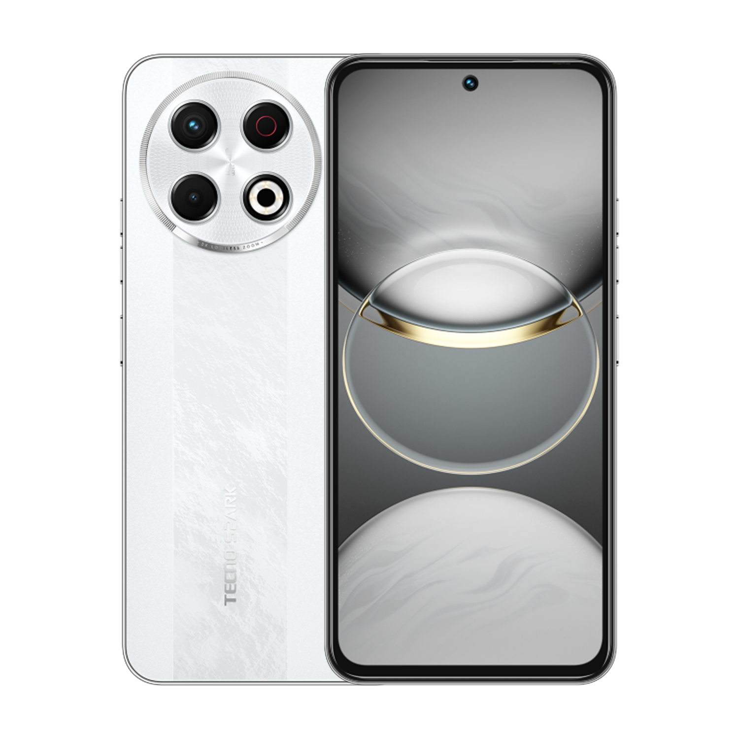 Celular Tecno Spark 30 Pro 256 Gb 8 (+8) Gb Ram Amoled 120 Hz 108 Mp Nfc Ip54 Artic Glow Blanco-0