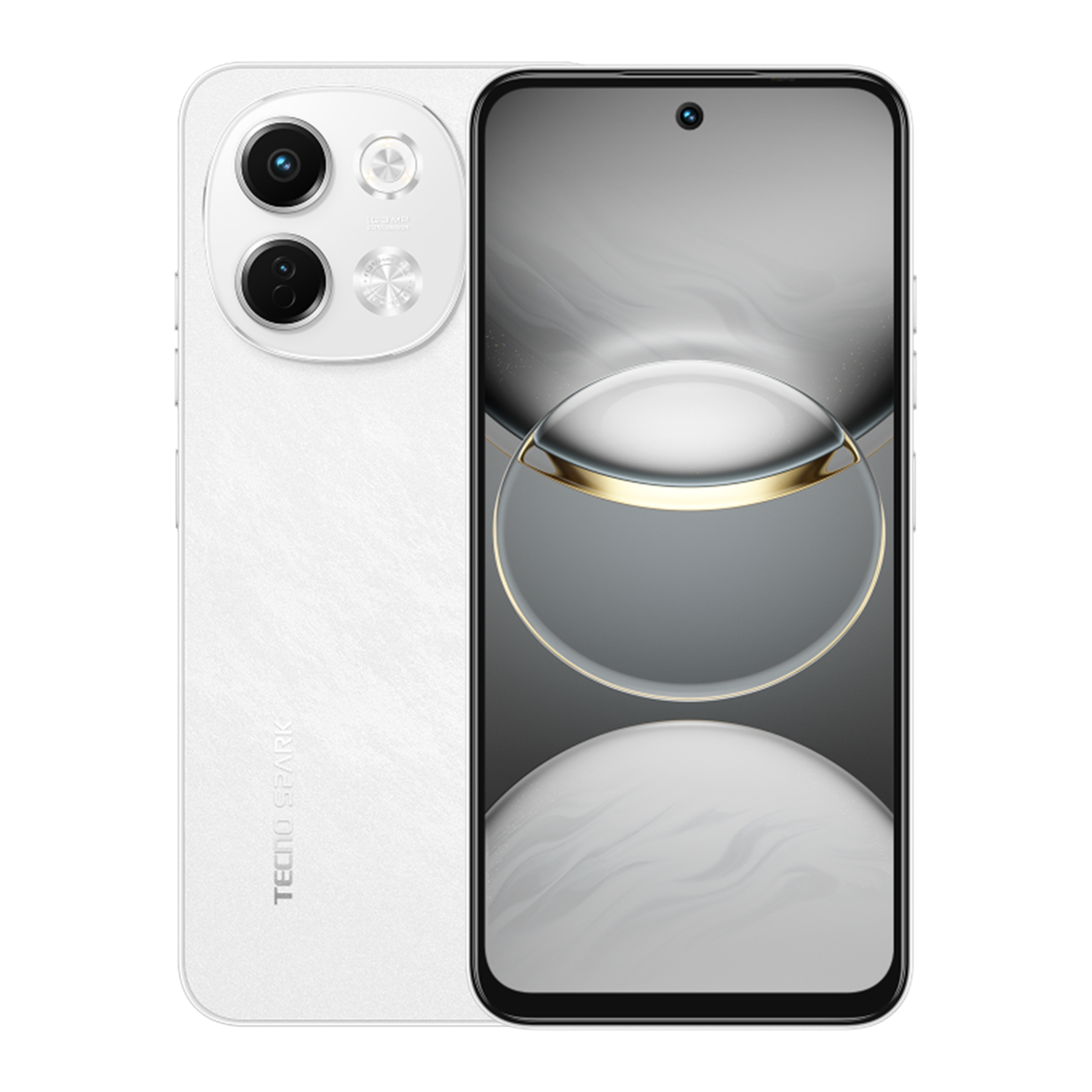 Celular Tecno Spark 30 5g 256gb + 8gb Aurora Cloud Blanco-0