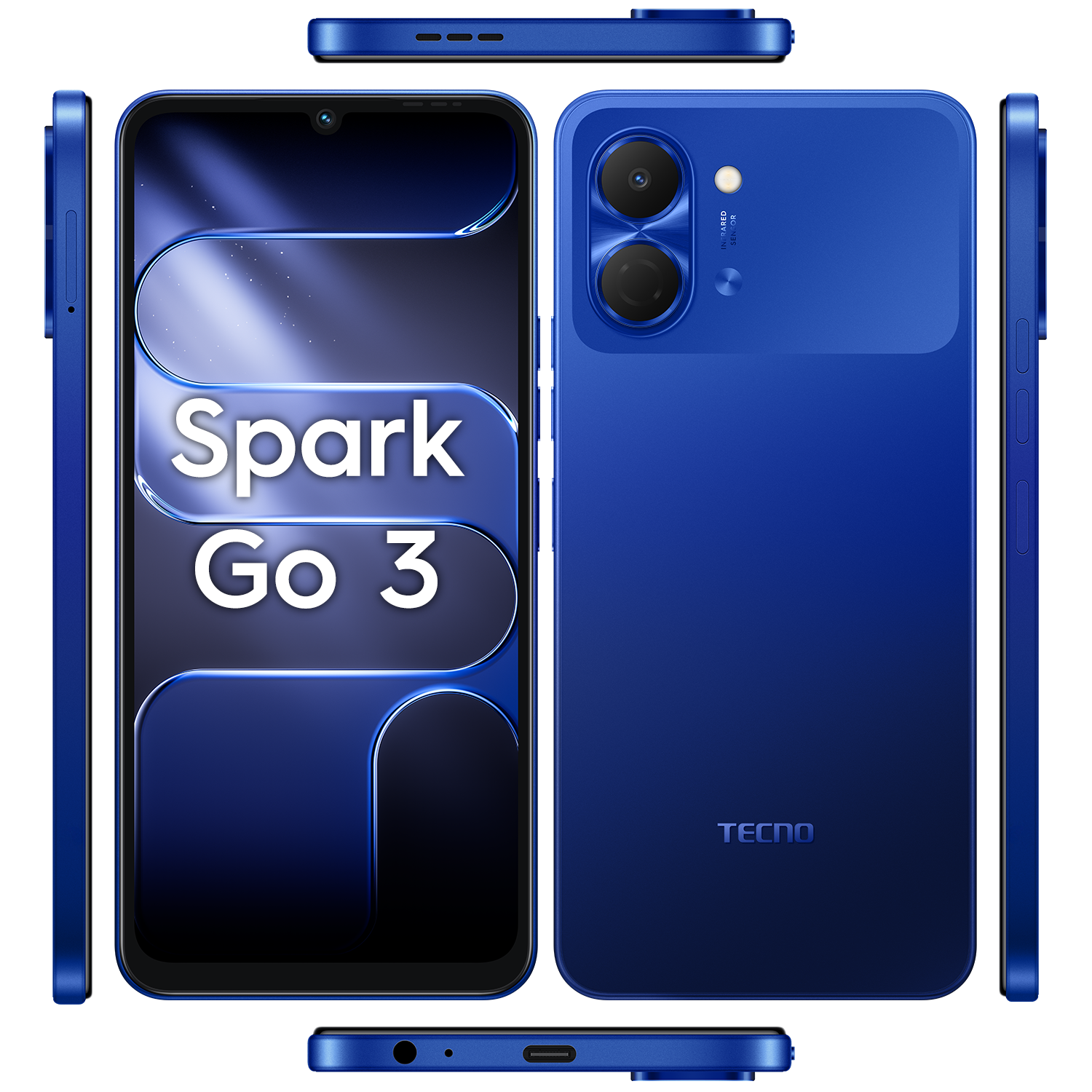 Celular TECNO SPARK GO 3 KN3 64+8 GALAXY BLUE-5