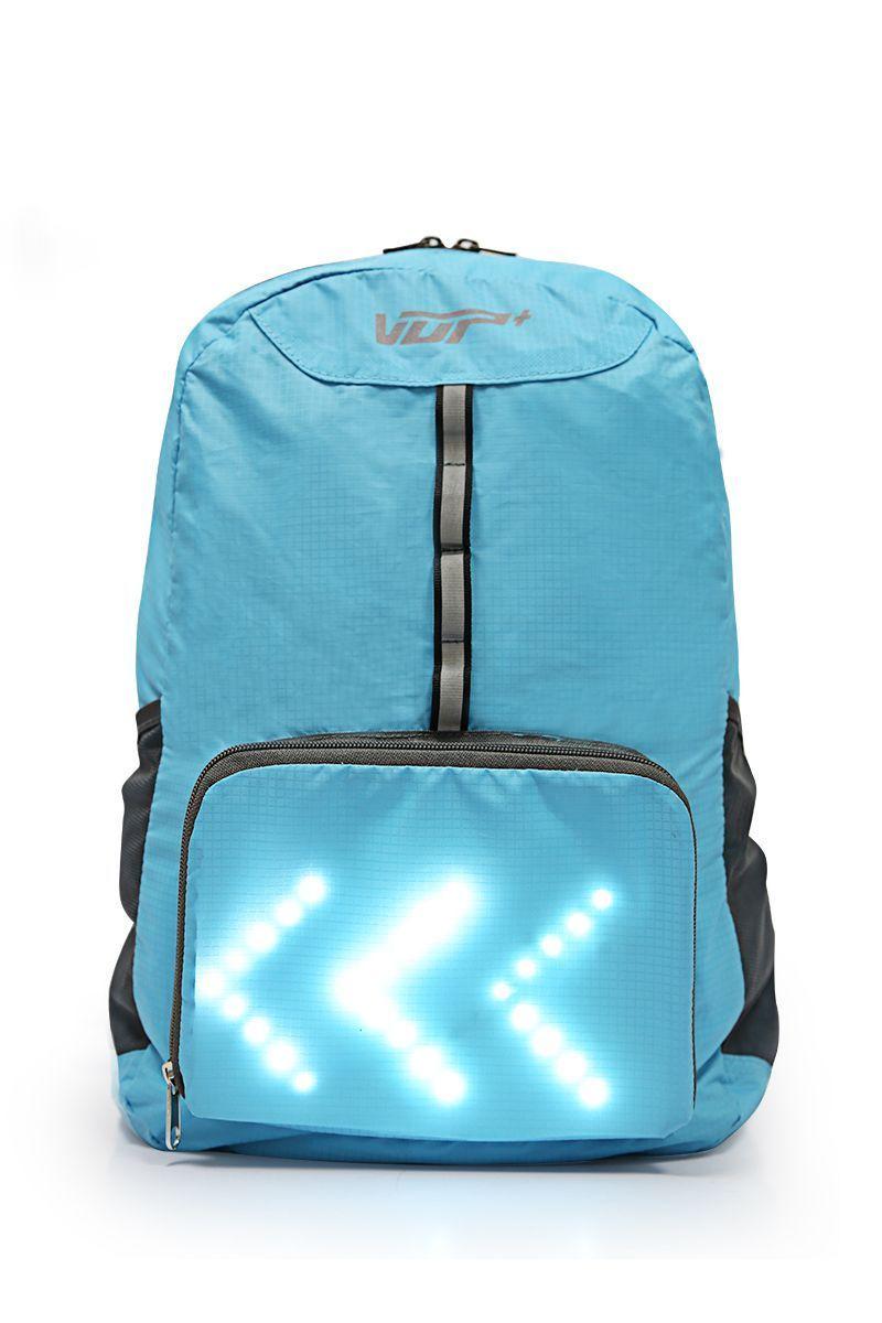 Mochilas para ciclistas con luces led-2