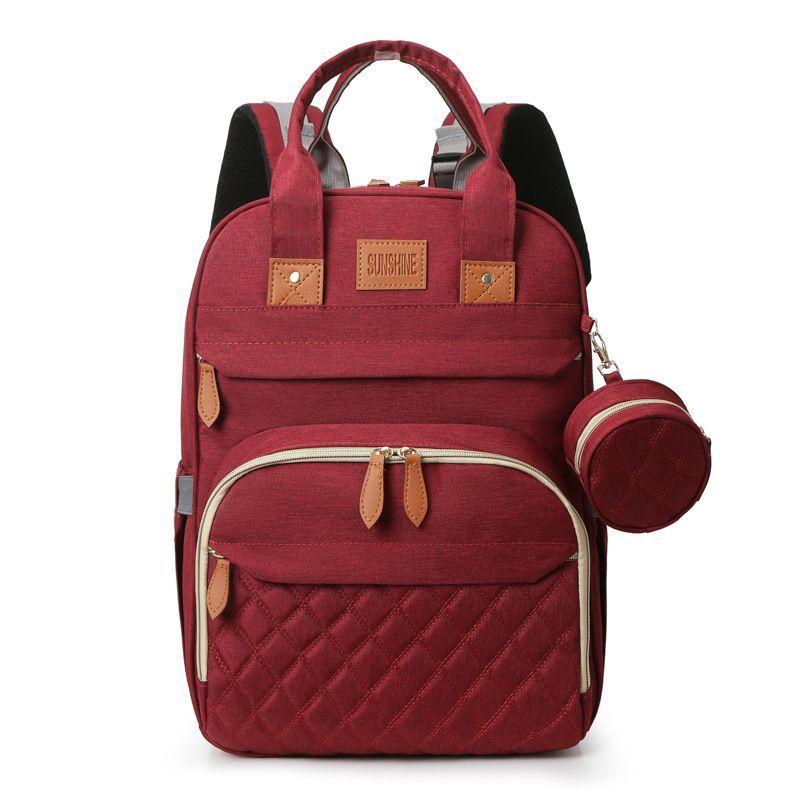 Bolso maternal infantil pañalera mochila multifuncional-0
