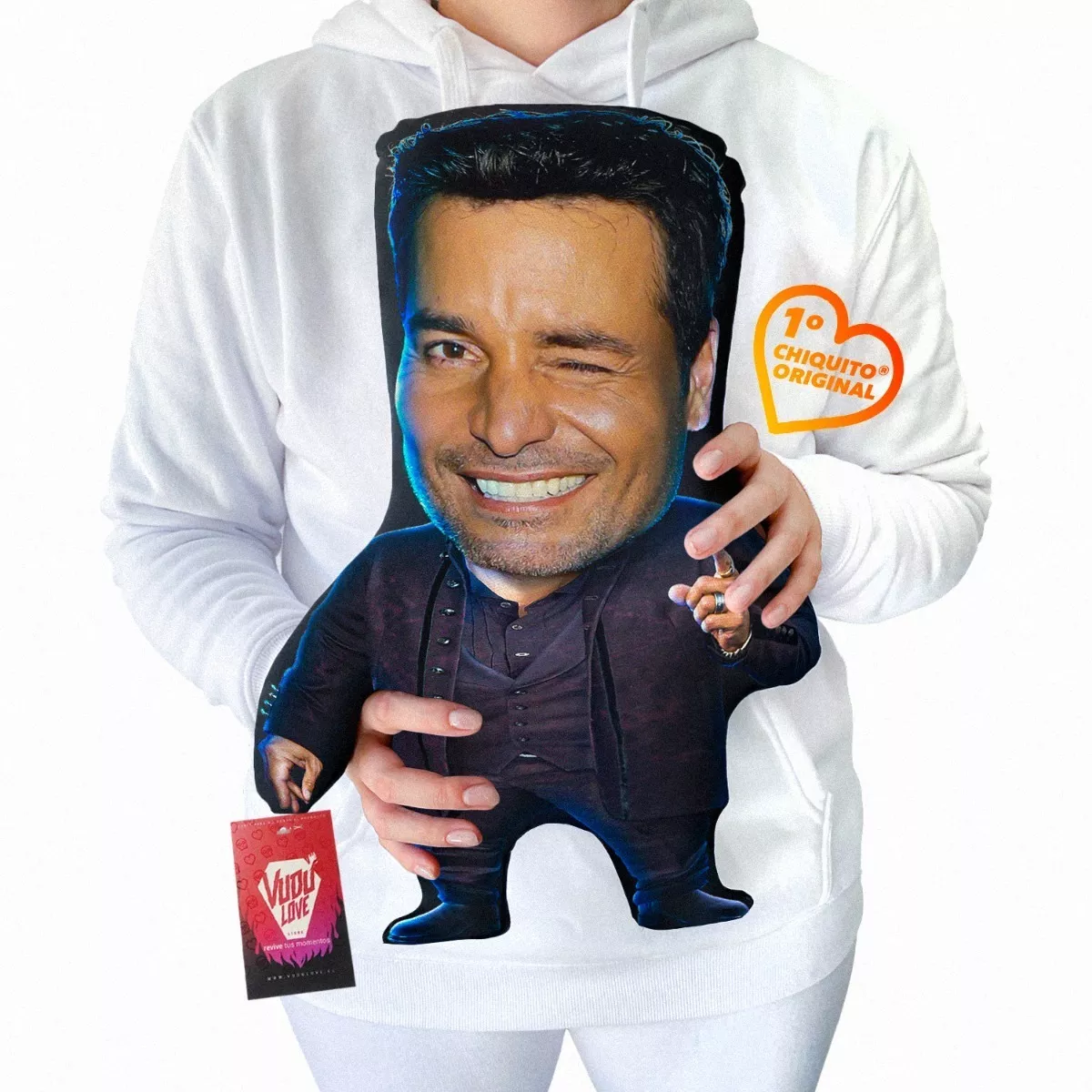 Cojín Peluche Chayanne Chiquito 40cm Vudú Love-1