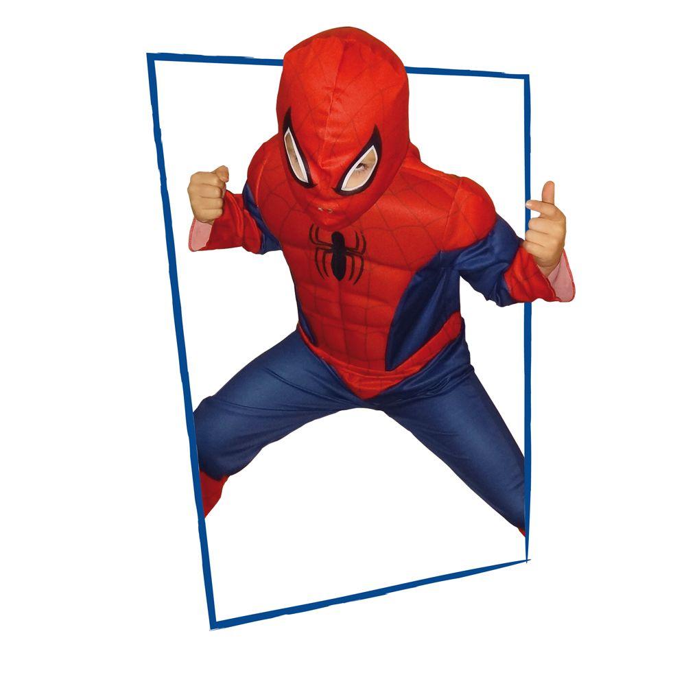 Disfraz Deluxe Con Musculos Spiderman Marvel Pronobel-1