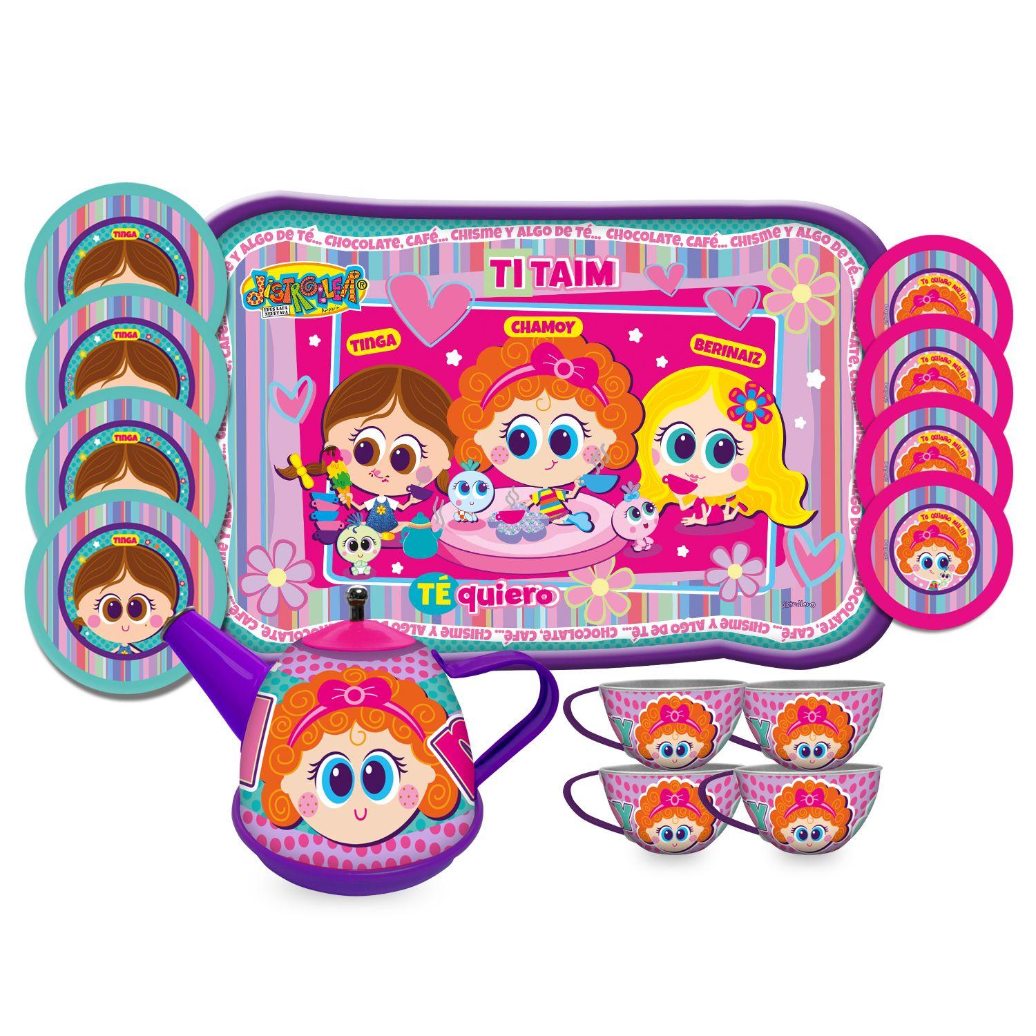 Set De Te Metalico 15 Pcs Distroller-1