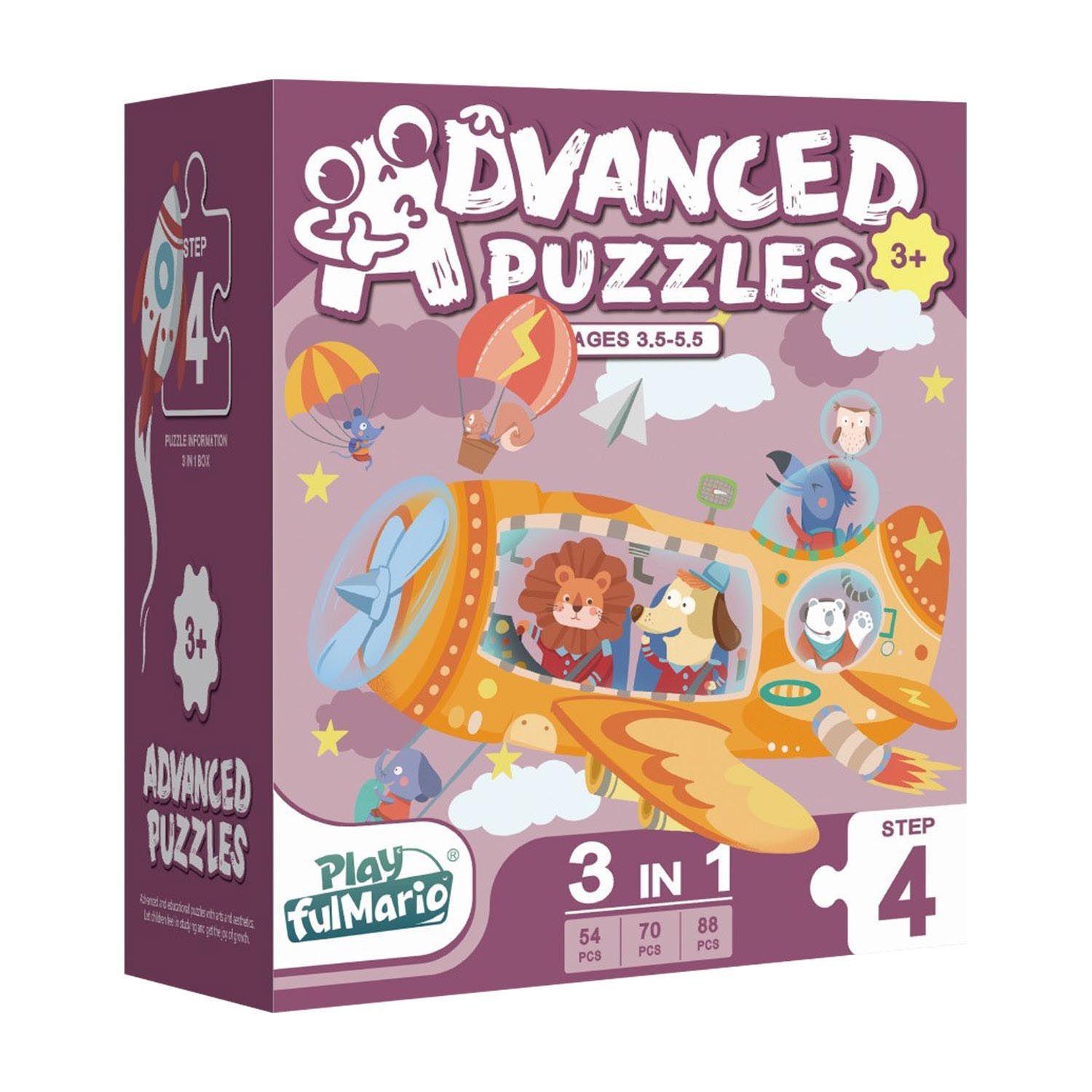 Puzzles Deluxe Preescolar 3 Pasos Nobel Gift-0