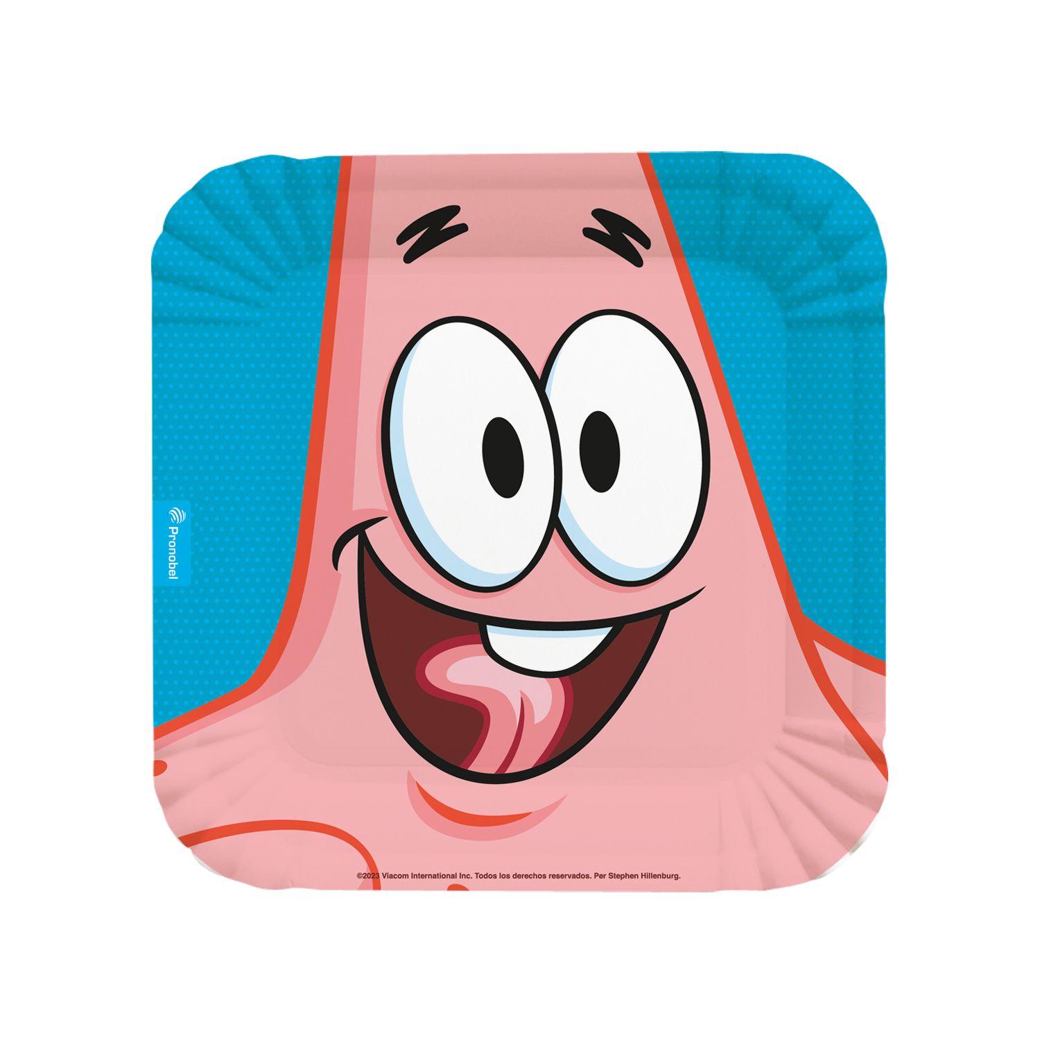Set Cumpleaños Bob Esponja para 6 Personas Pronobel-2