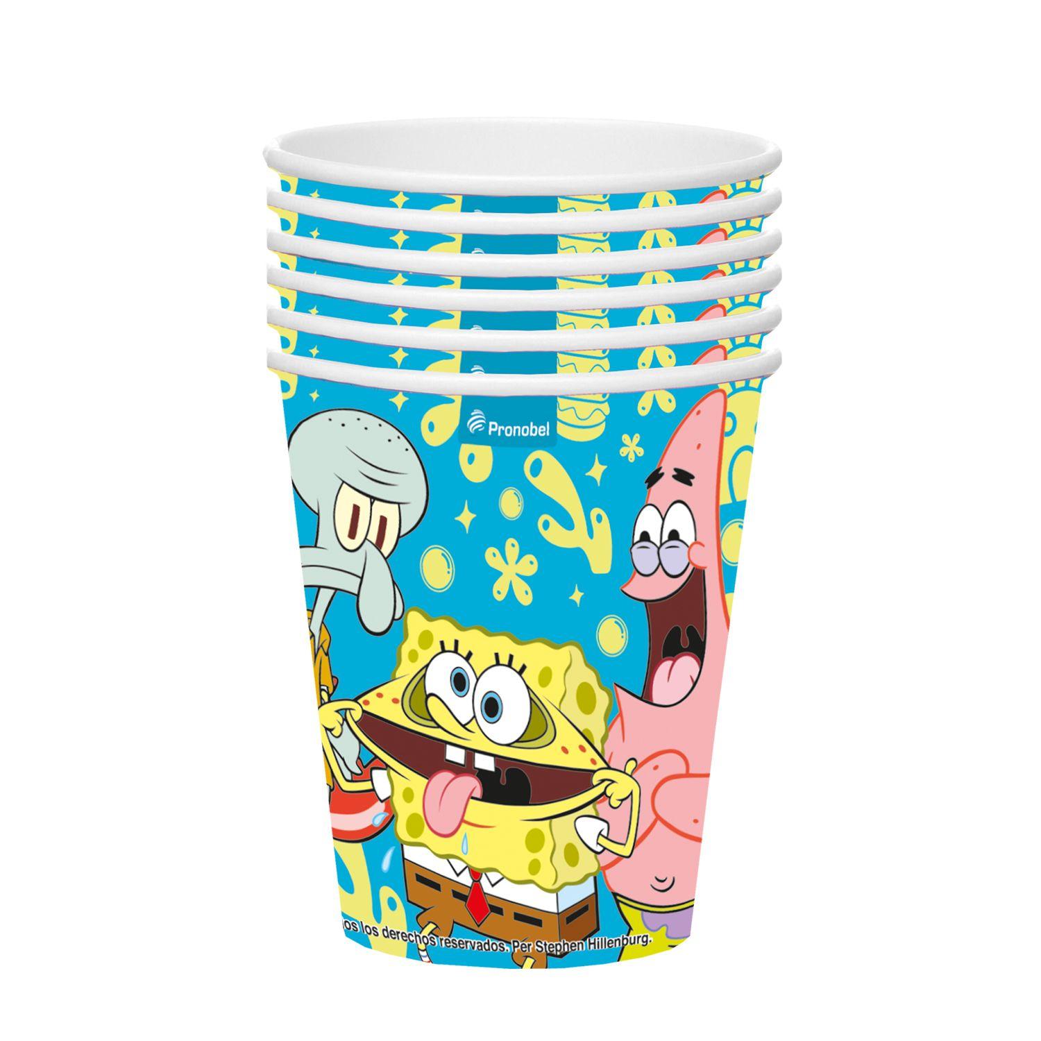 Set Cumpleaños Bob Esponja para 6 Personas Pronobel-7