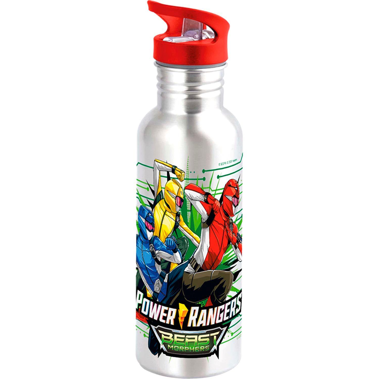 Botella Aluminio 600 ml Power Rangers-1