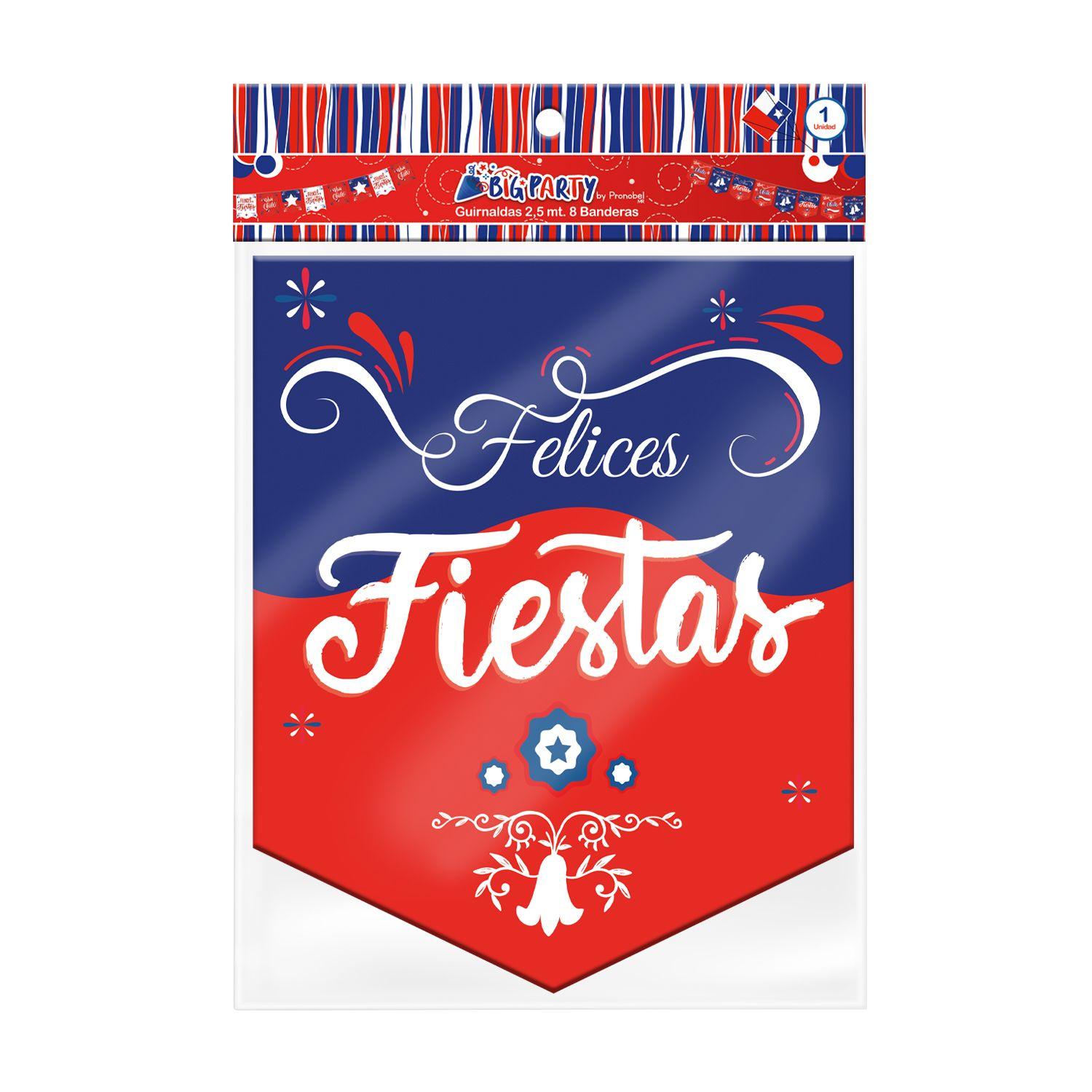 Guirnalda Papel 1,8 metros Surtidos Big Party-1