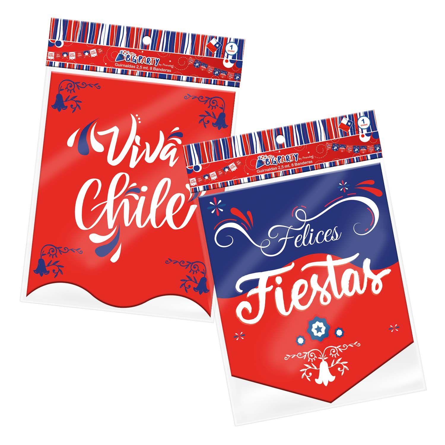 Guirnalda Papel 1,8 metros Surtidos Big Party-2