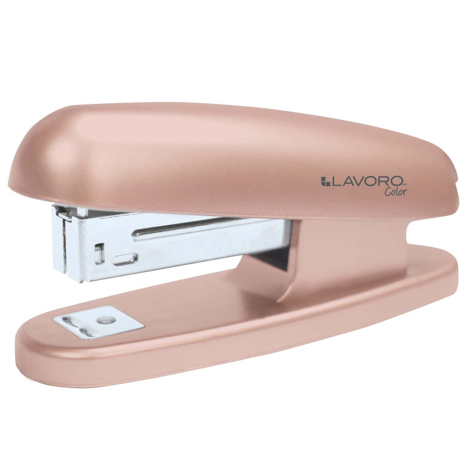 Corchetera Plástica 26/6 24/6 Rosa Metal Lavoro-2