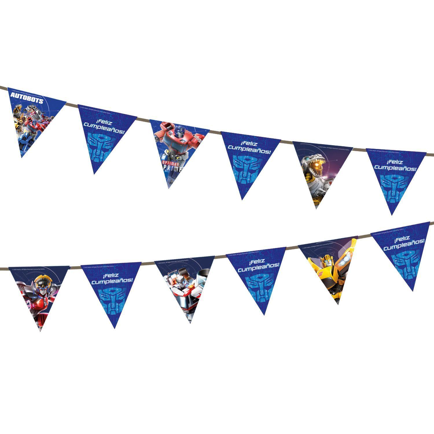 Set Cumpleaños Transformer para 6 Personas Cotillón Pronobel-11