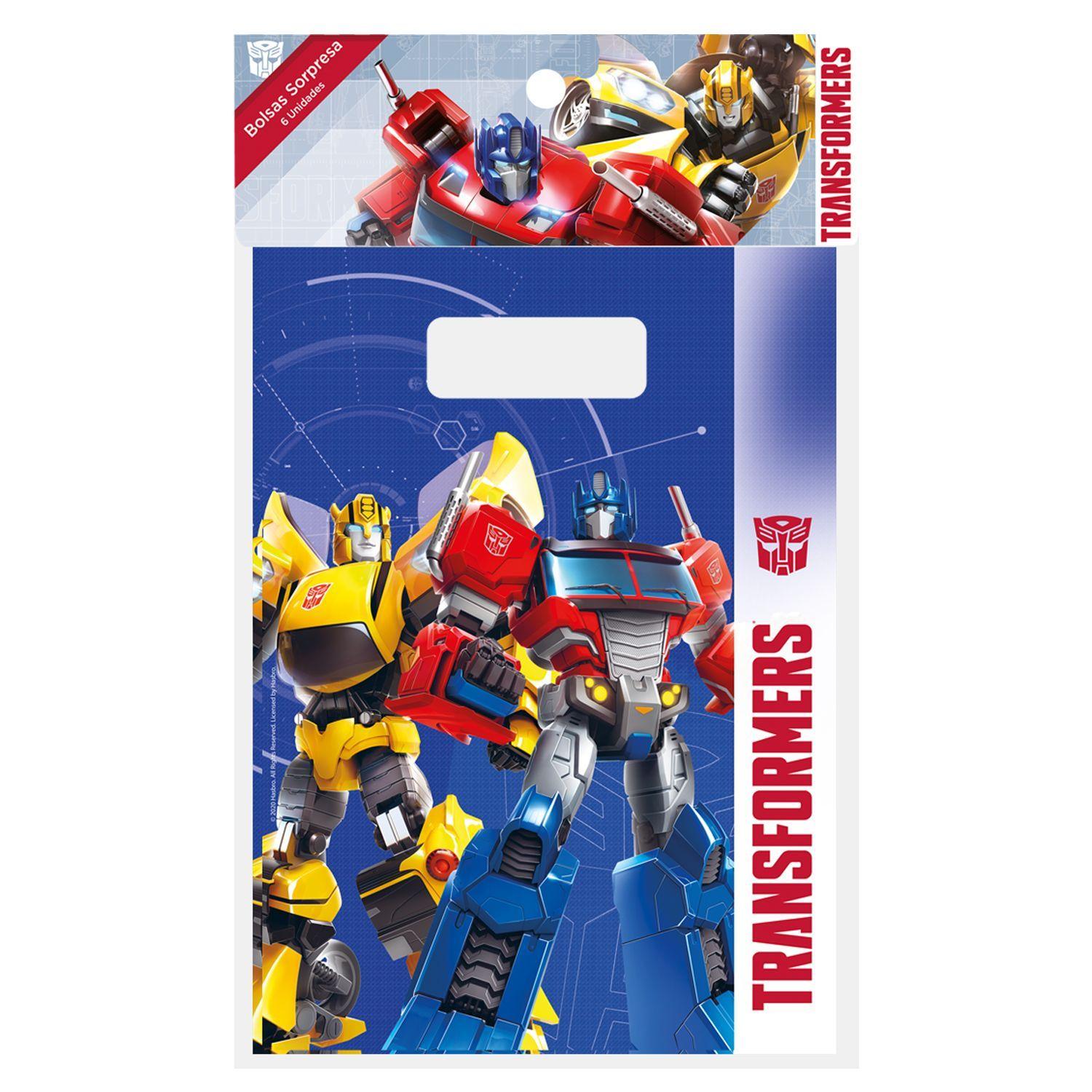 Set Cumpleaños Transformer para 6 Personas Cotillón Pronobel-10