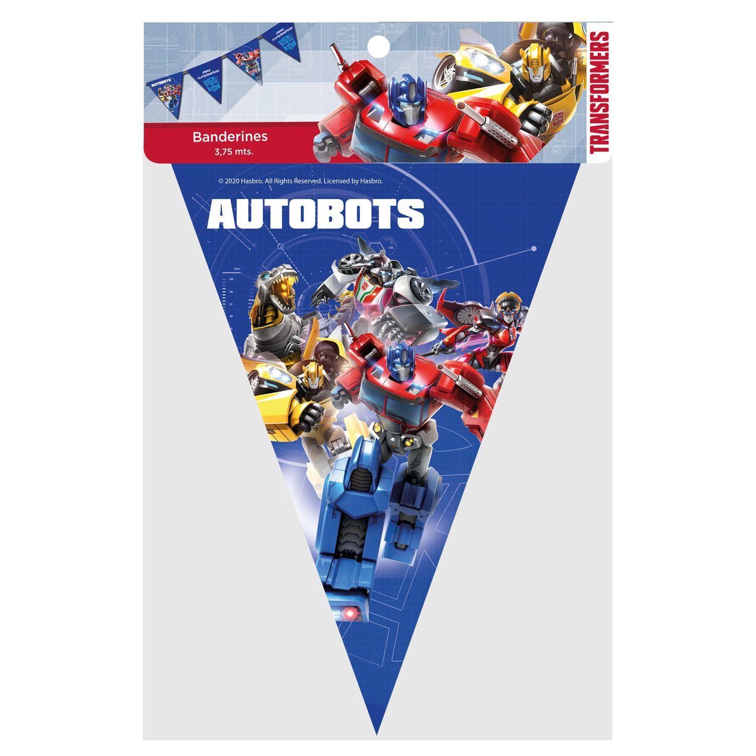 Set Cumpleaños Transformer para 6 Personas Cotillón Pronobel-12