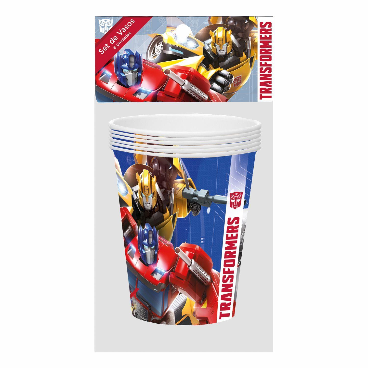 Set Cumpleaños Transformer para 6 Personas Cotillón Pronobel-18