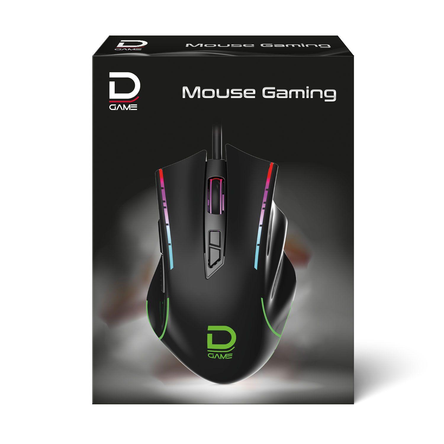 Mouse Gamer 7D Luces RGB DPI 12000 Datacom-0
