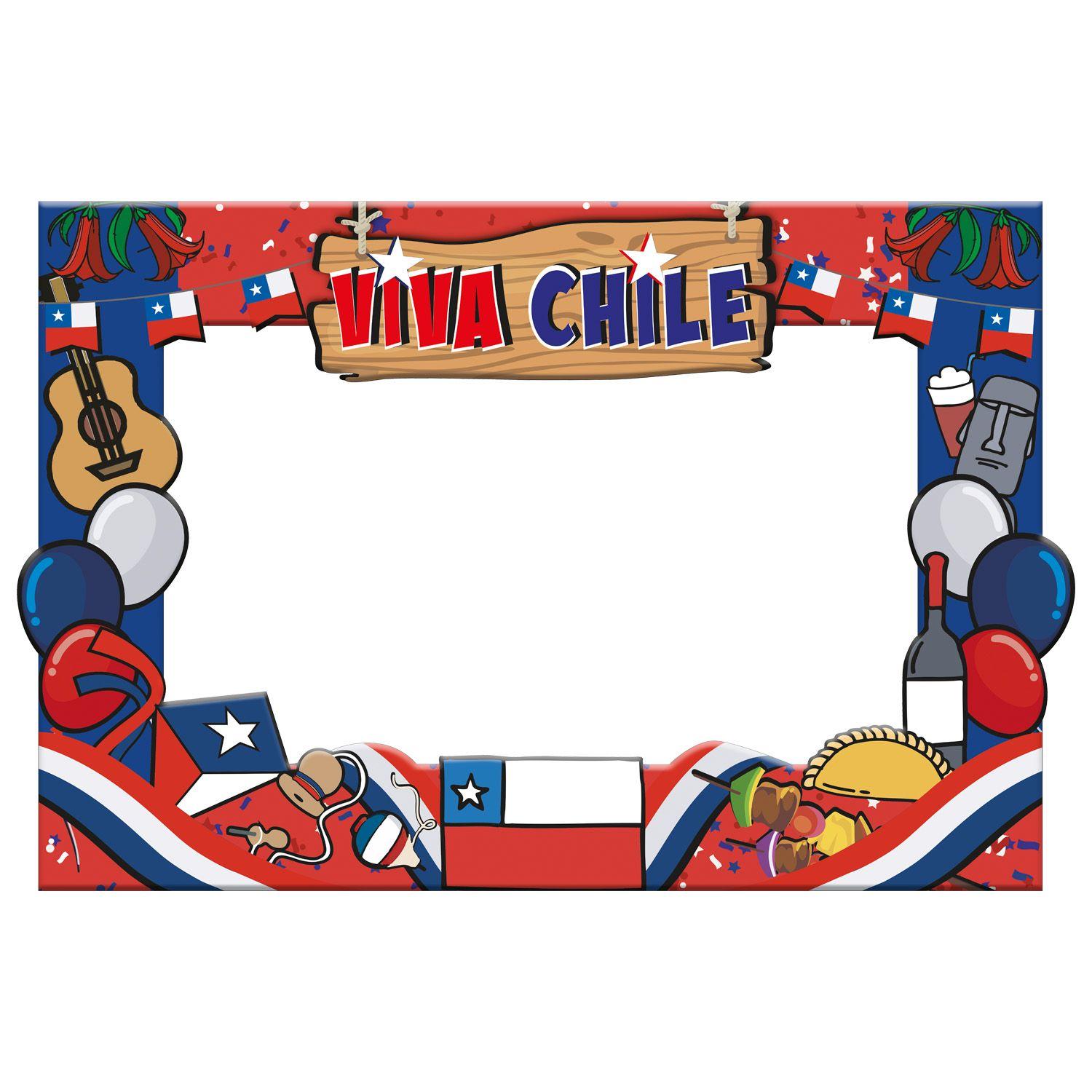 Marco Selfie Fiestas Patrias 79x58 cm Big Party-0