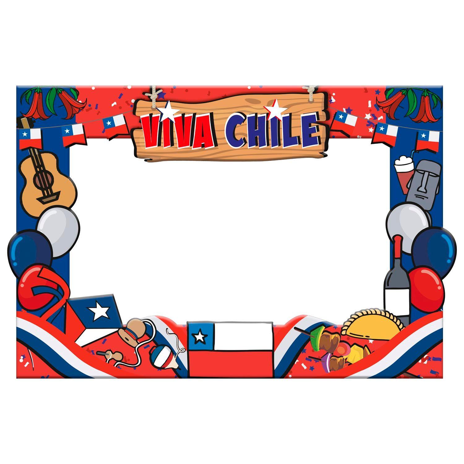 Marco Selfie Fiestas Patrias 79x58 cm Big Party-1
