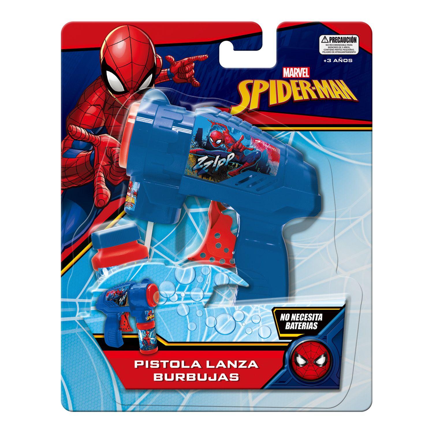 Pistola Lanza Burbujas Spiderman Marvel-2